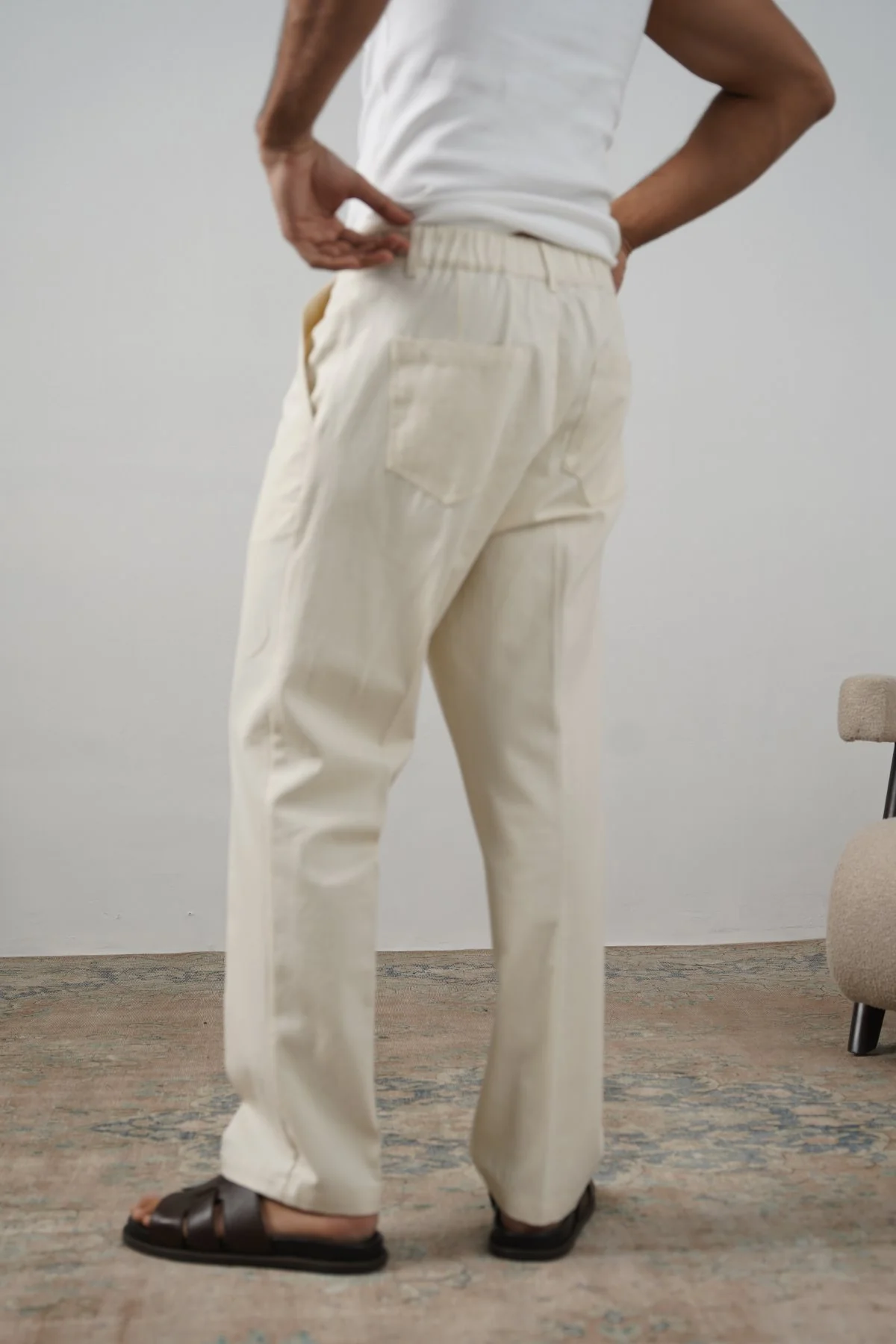 ADJUSTABLE DENIM TROUSERS - Image 6