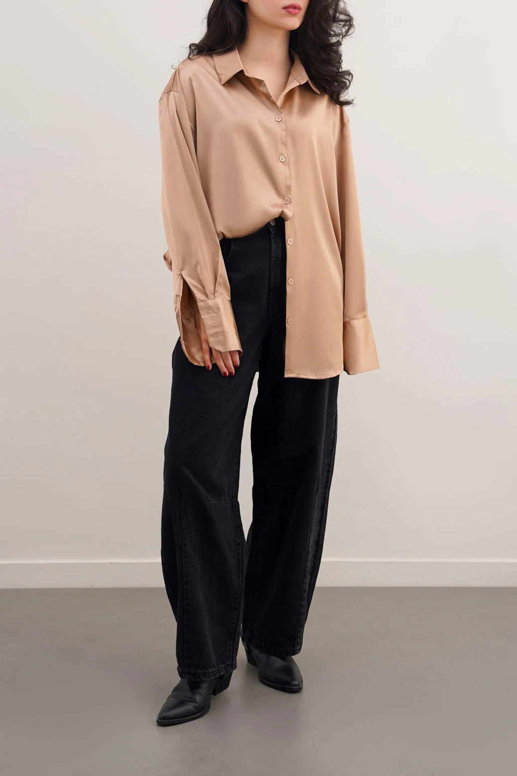 BASIC SILK SHIRT - Image 4