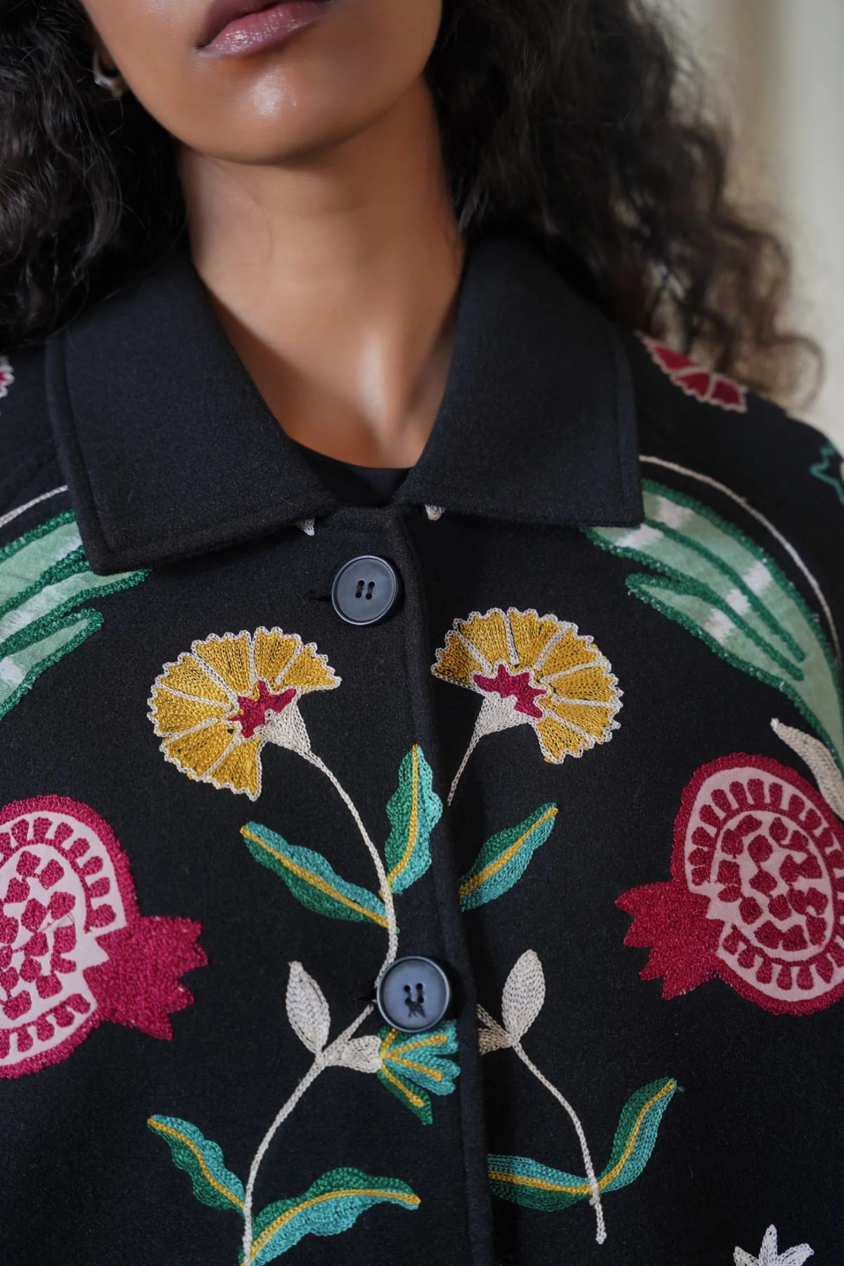 BOUTIQUE EMBROIDERED LONG COAT - Image 5