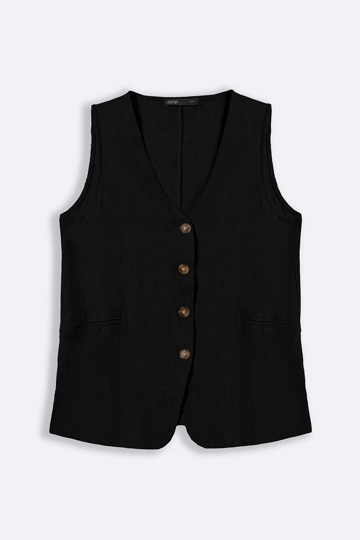 CASUAL LINEN VEST