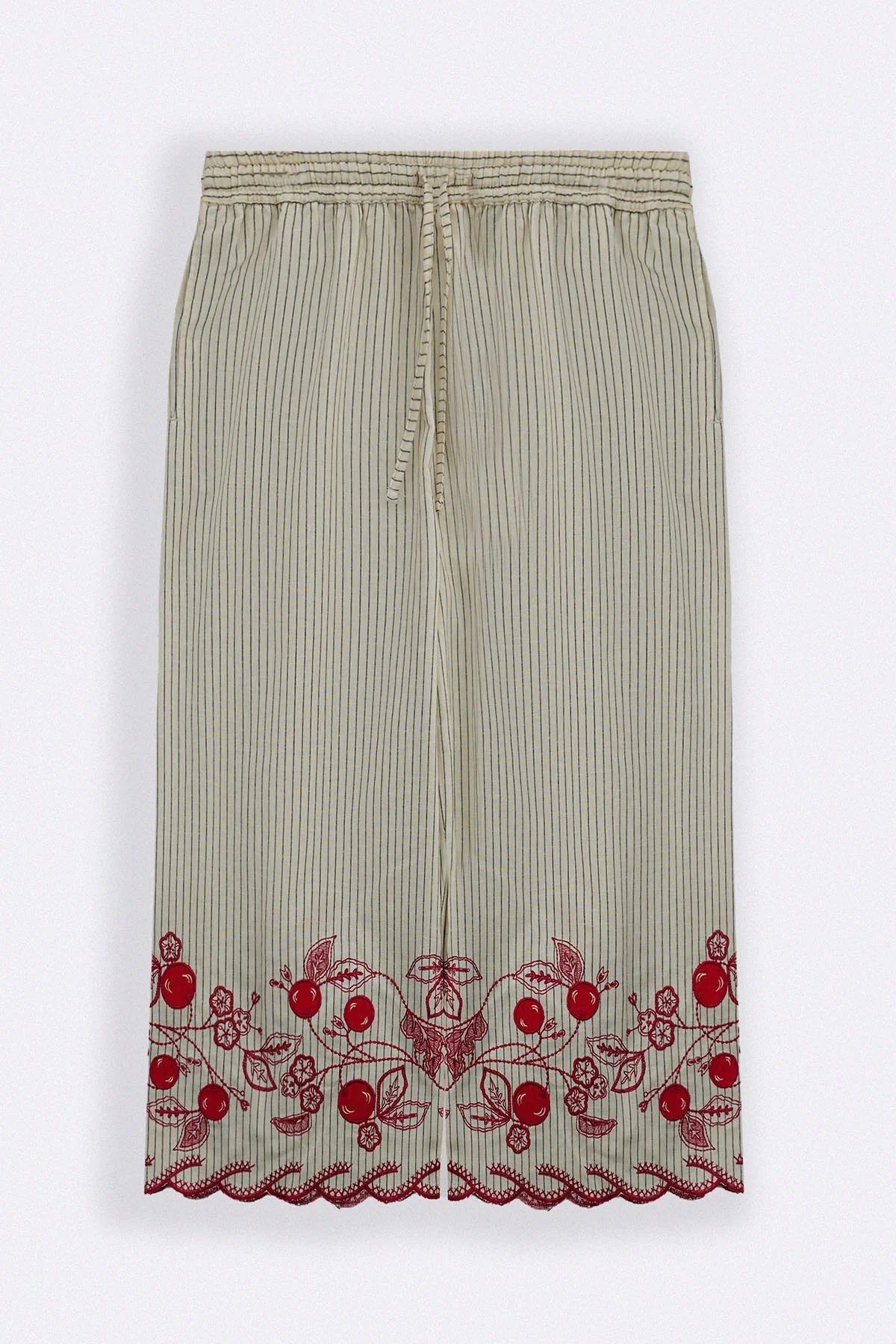 CHERRY STORY PINSTRIPE CULOTTES - Image 2