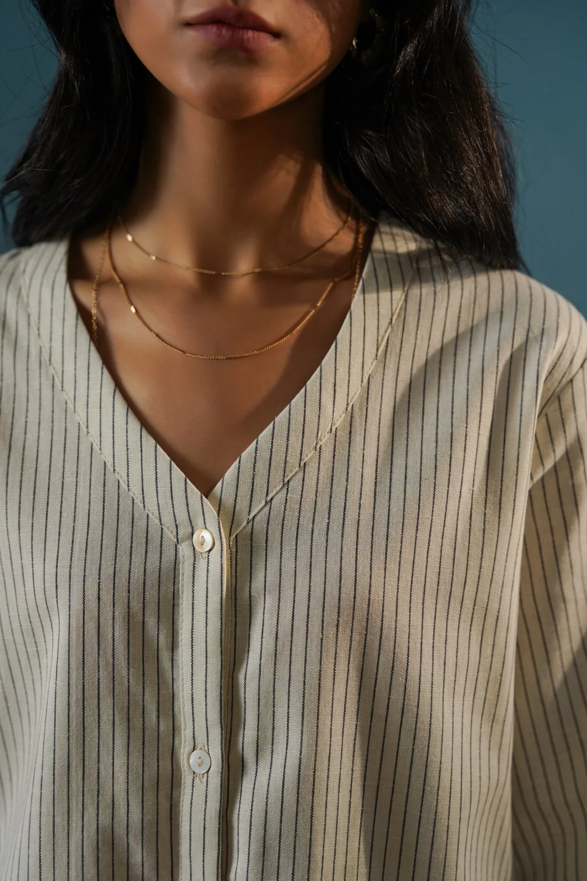 CHERRY STORY PINSTRIPE SHIRT - Image 3