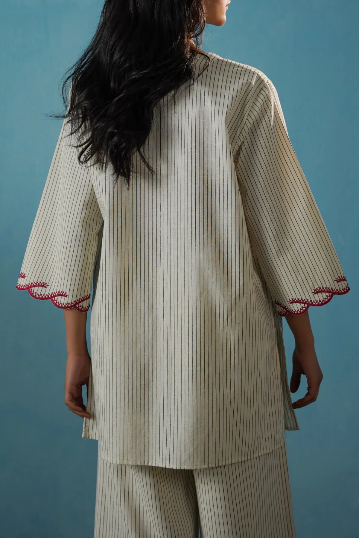 CHERRY STORY PINSTRIPE SHIRT - Image 7