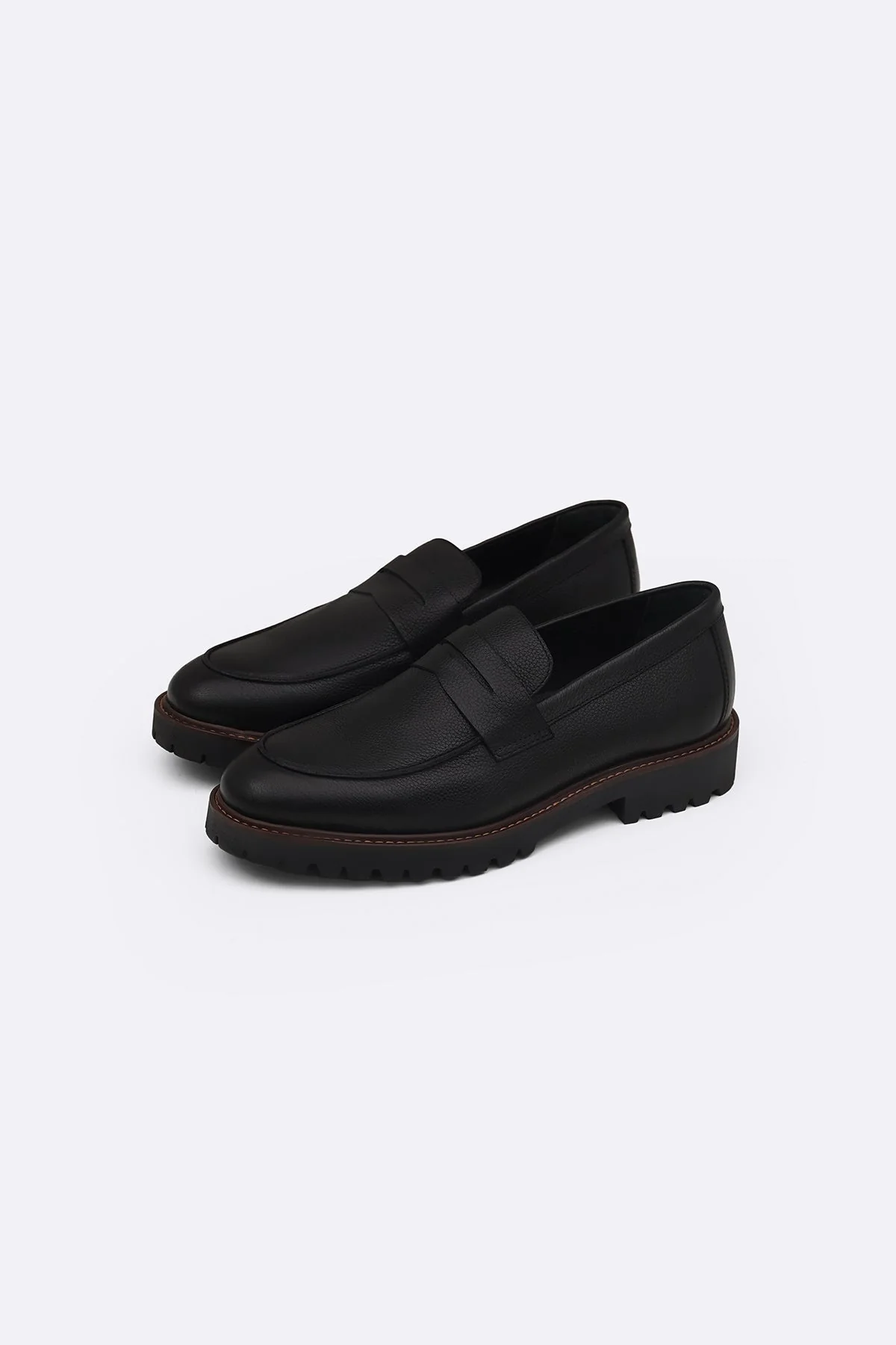 CHUNKY LEATHER LOAFERS - Image 7