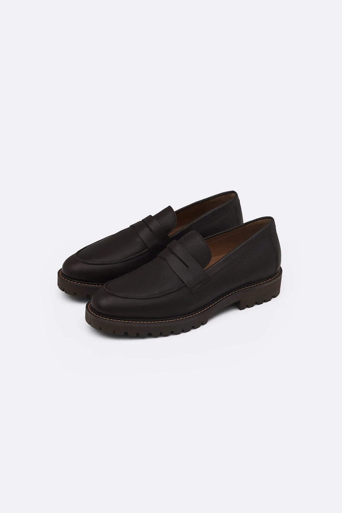 CHUNKY LEATHER LOAFERS - Image 2