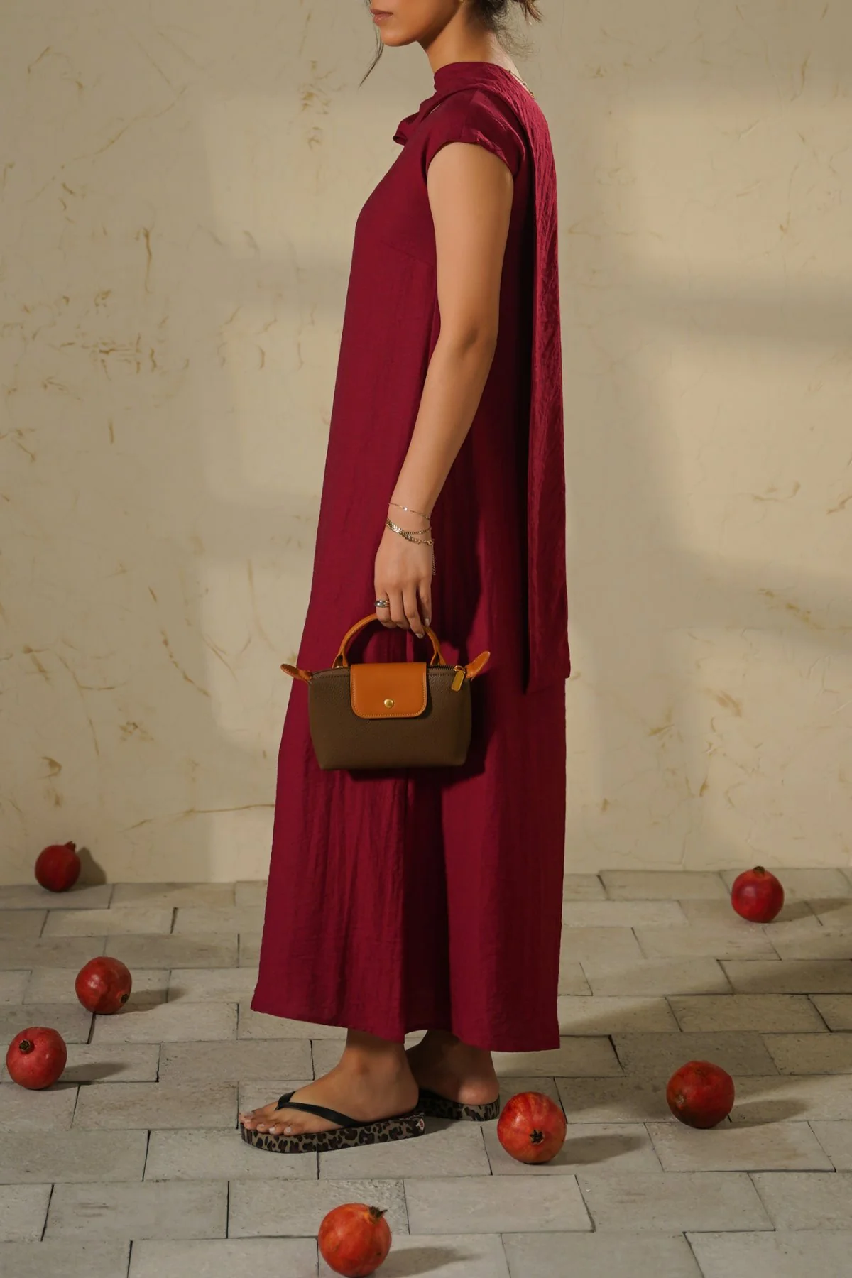 CITY DRESS WITH SCARF DETAIL - Image 7