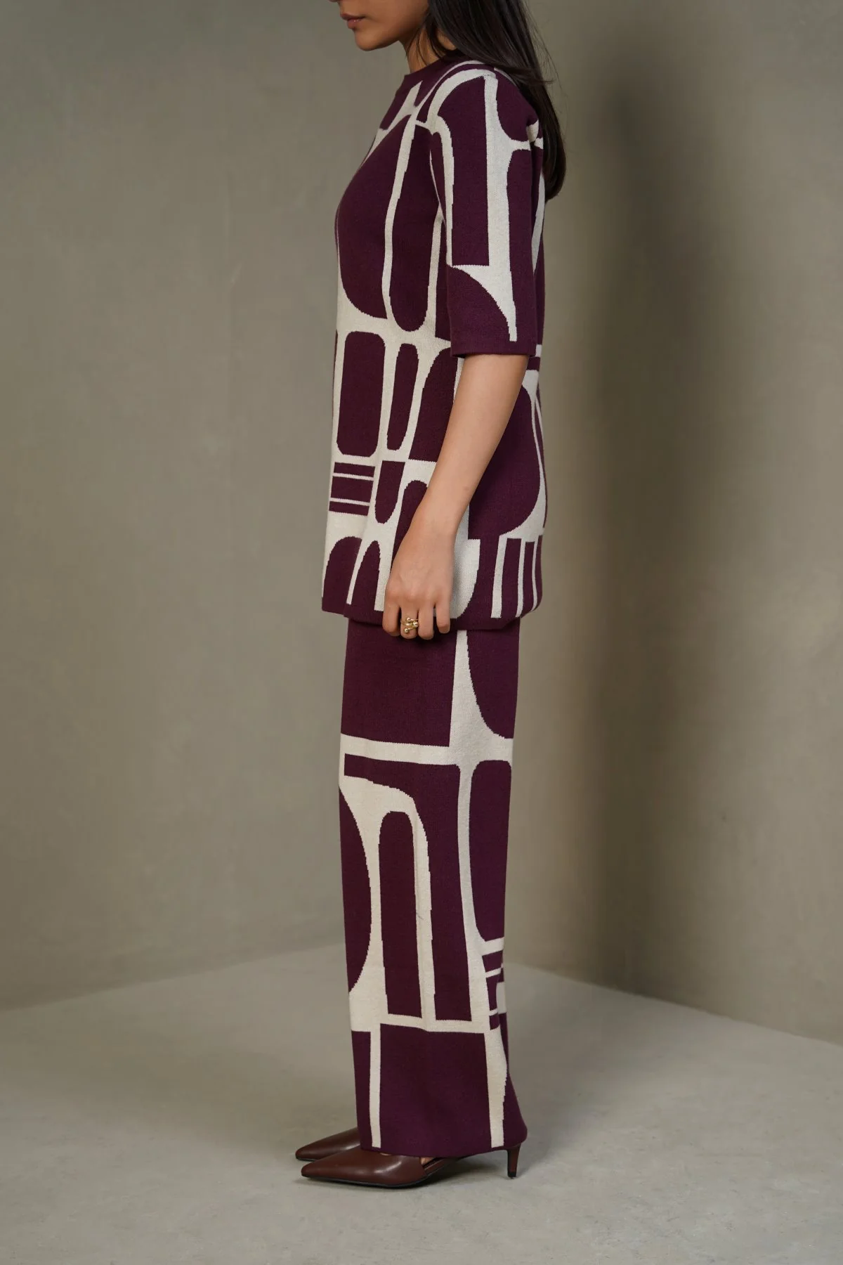 COLORBLOCK SWEATER PANTS - Image 4