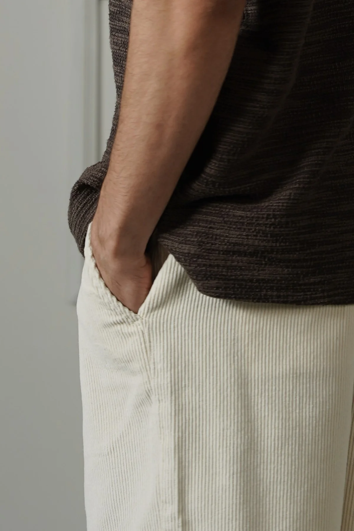 CORDUROY COTTON SHORTS - Image 3