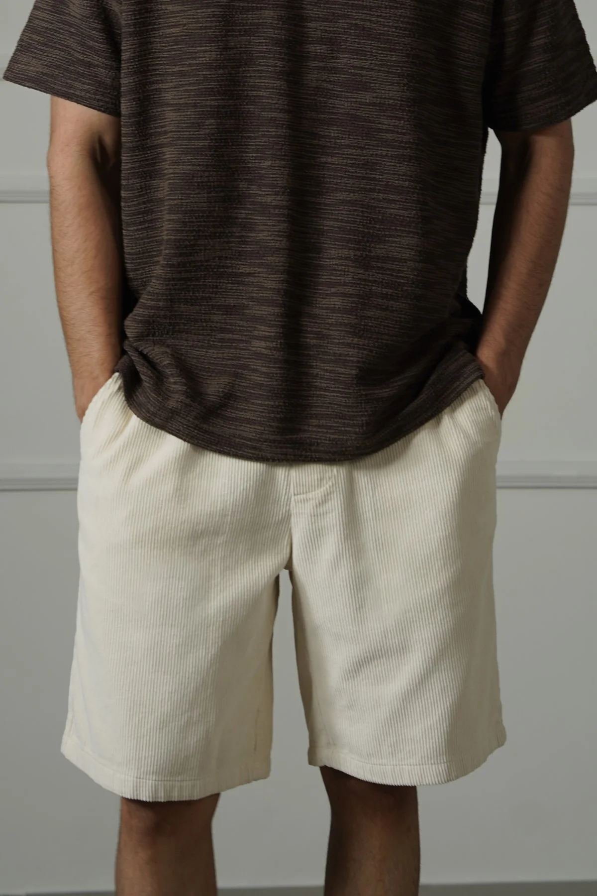 CORDUROY COTTON SHORTS - Image 4