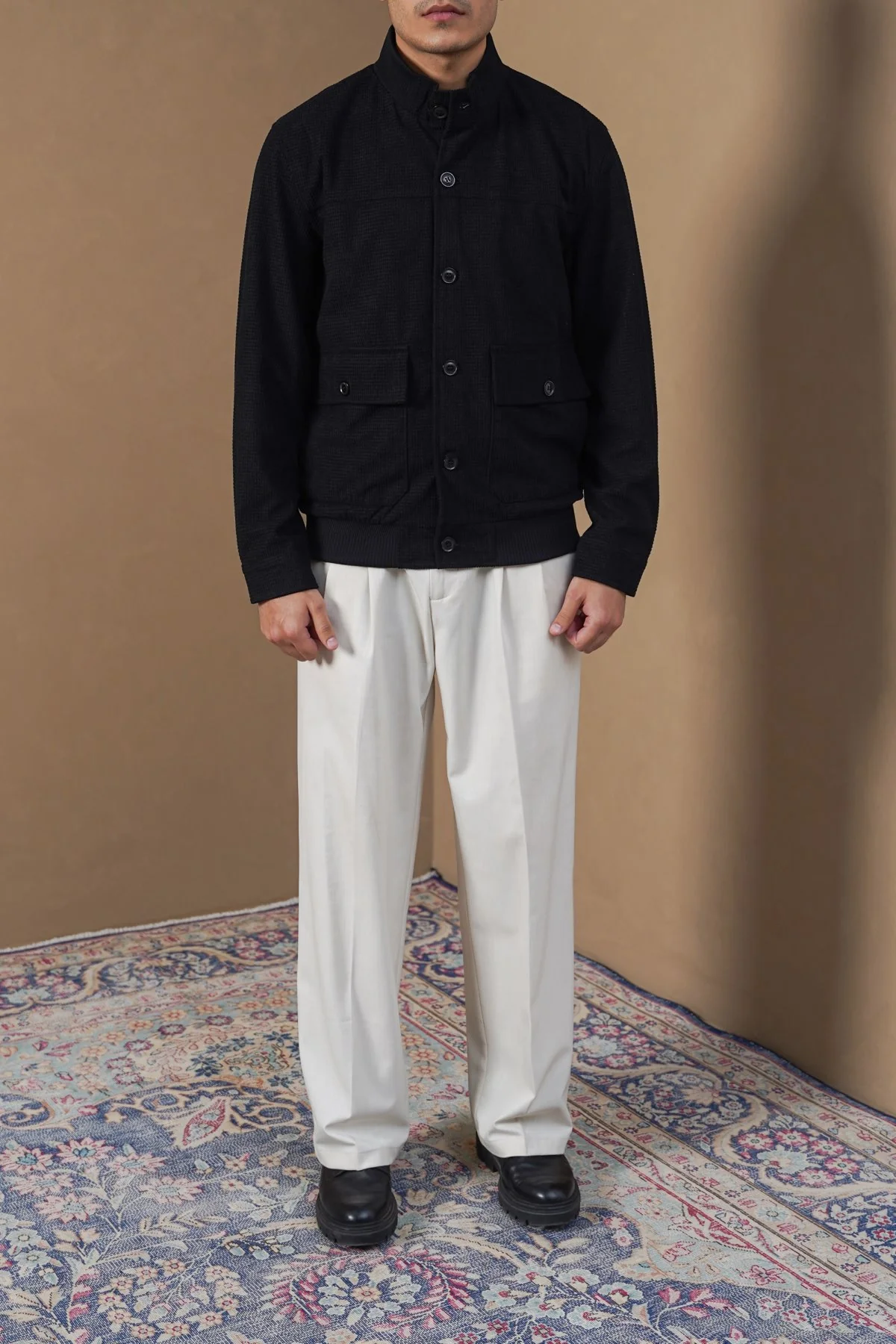 CORDUROY HARRINGTON JACKET - Image 4