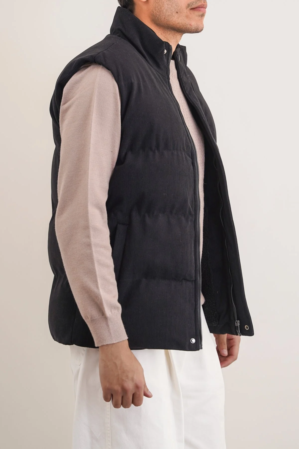 CORDUROY PUFFER GILET