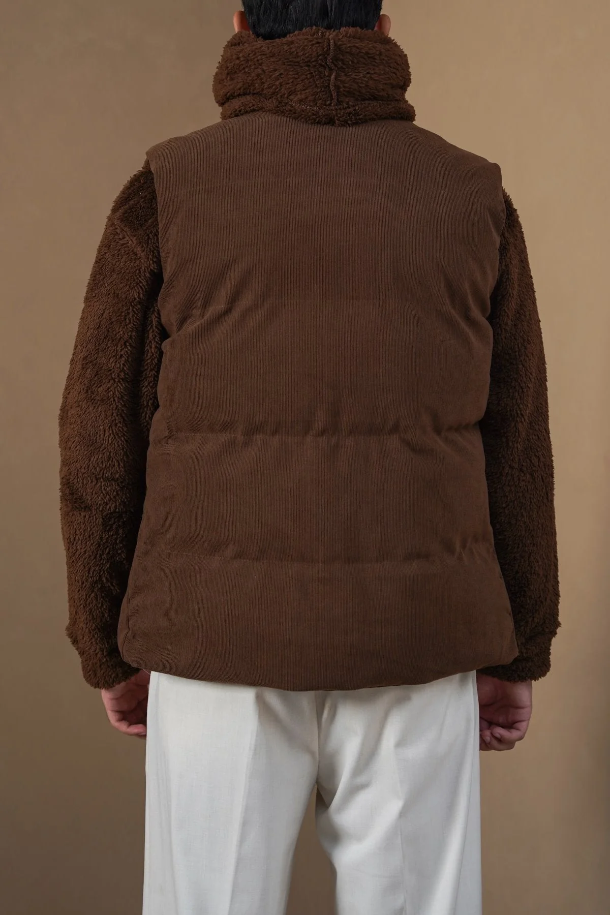 CORDUROY PUFFER GILET - Image 4