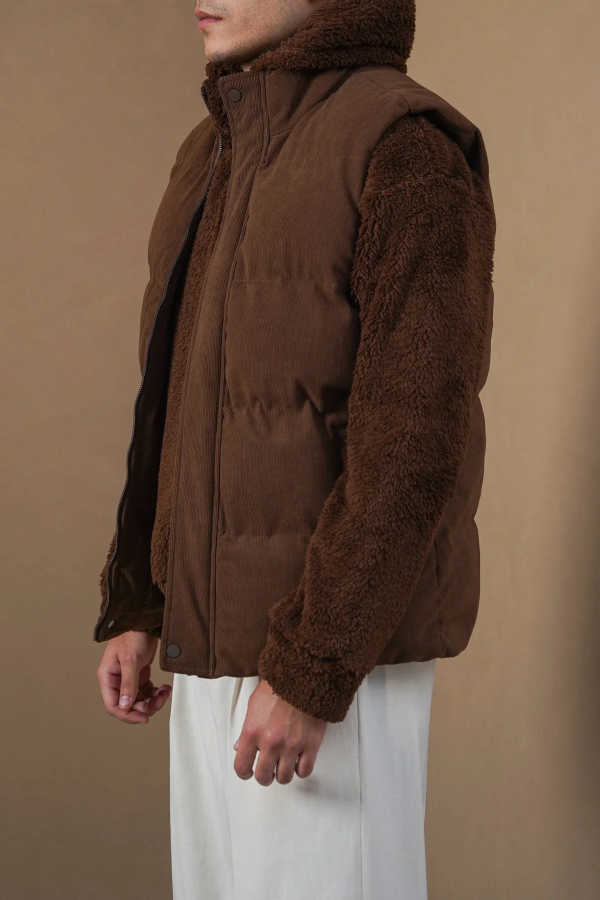 CORDUROY PUFFER GILET - Image 5