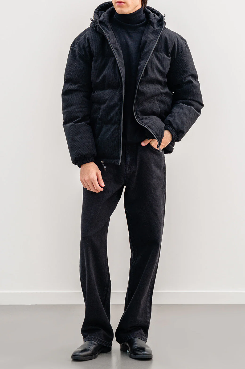 CORDUROY PUFFER JACKET - Image 3
