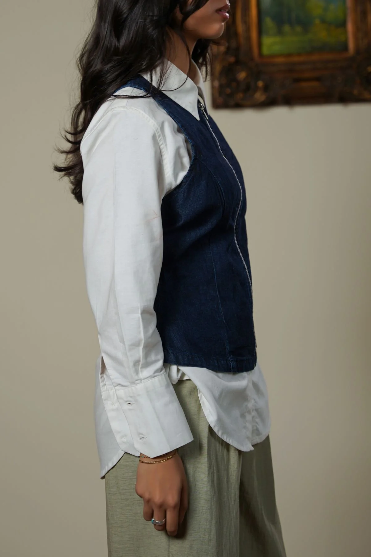 CORSET DENIM TOP - Image 5