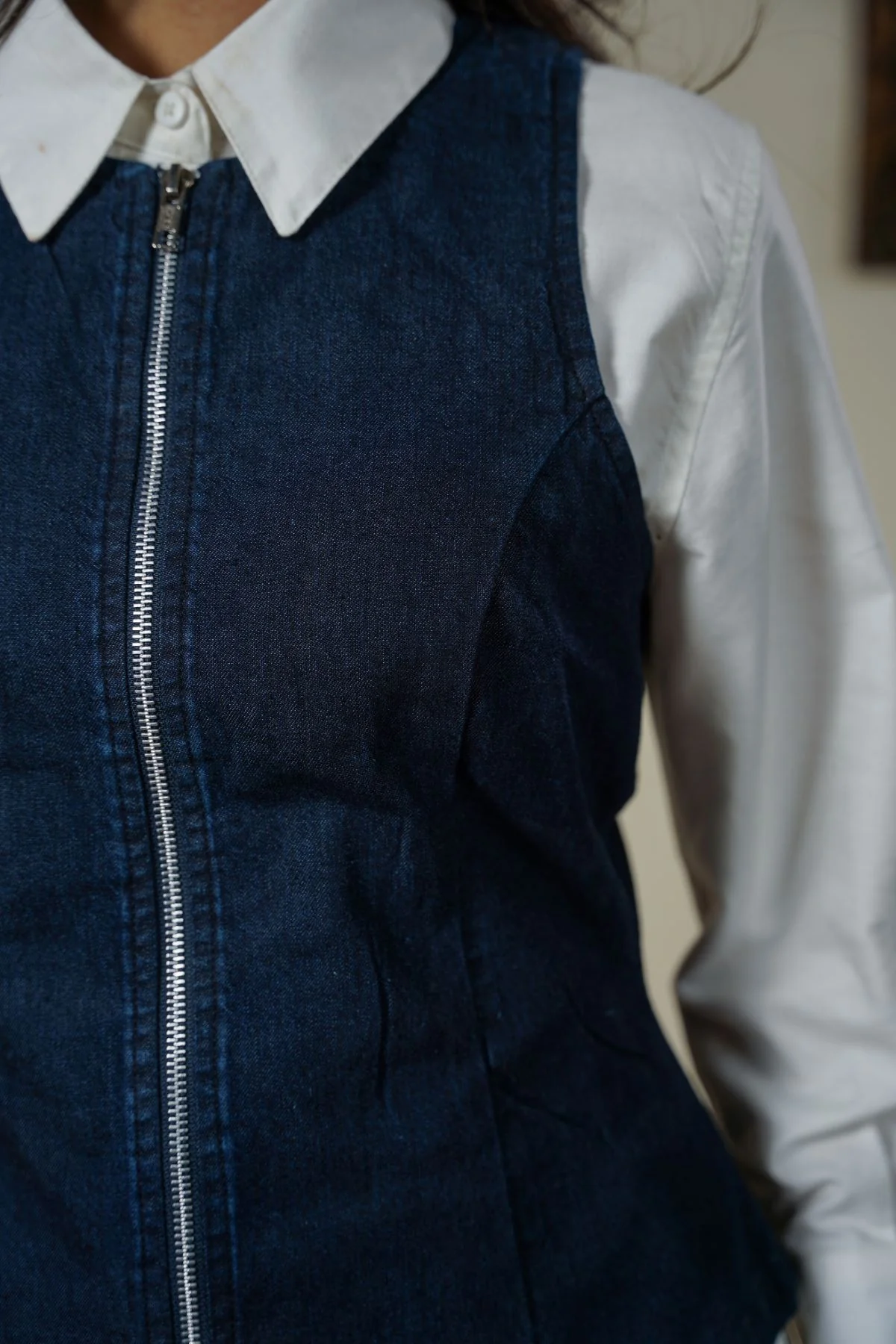 CORSET DENIM TOP - Image 7