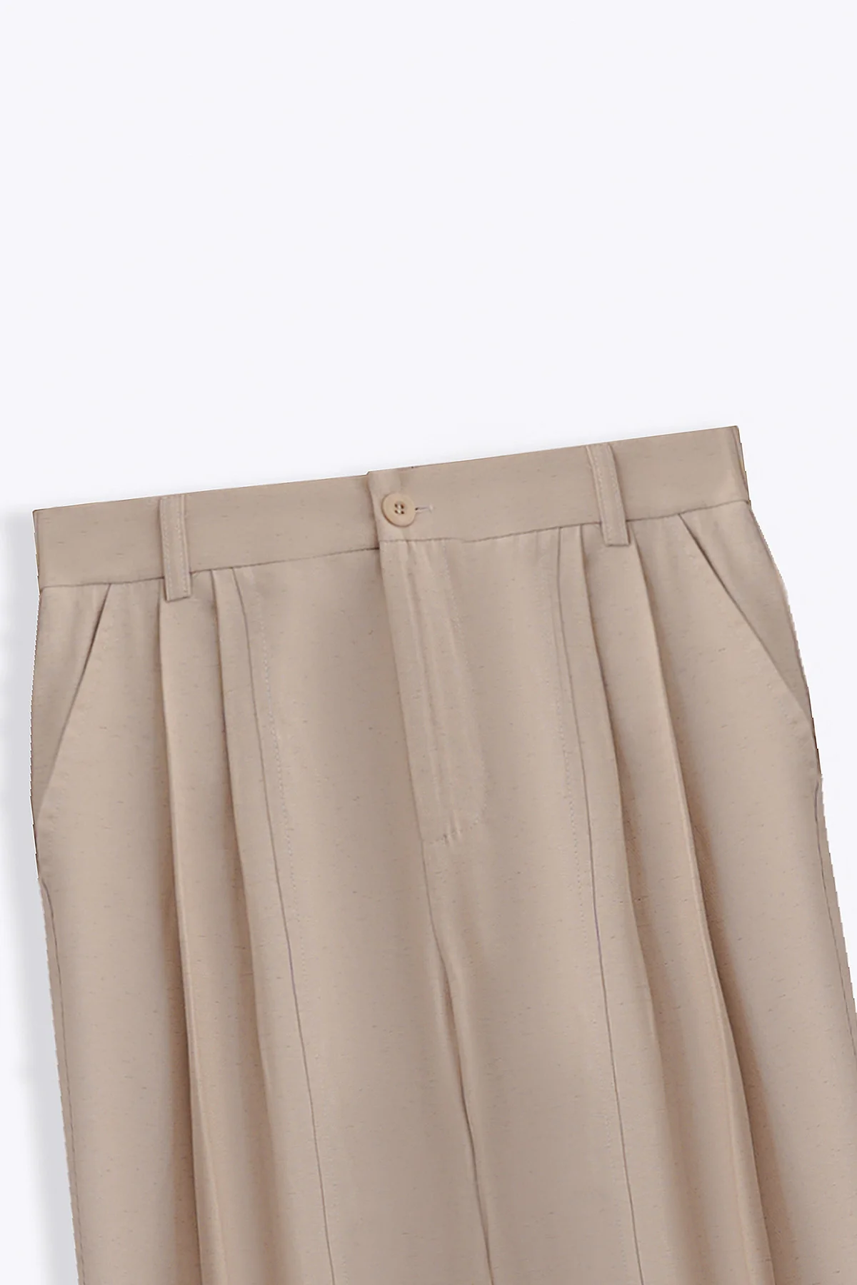 COTTON-TENCEL CROPPED PANTS - Image 6