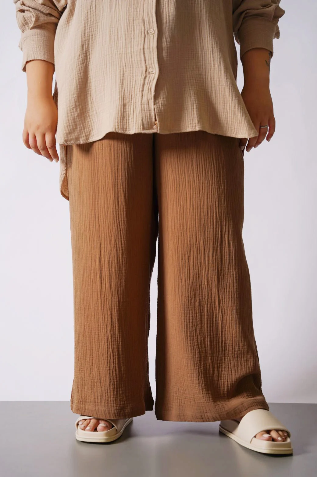 CURVE MUSLIN PANTS - Image 3