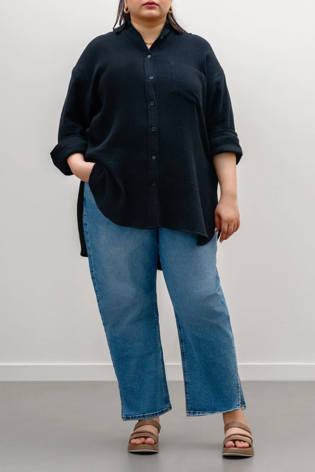 CURVE MUSLIN SHIRT - Image 4