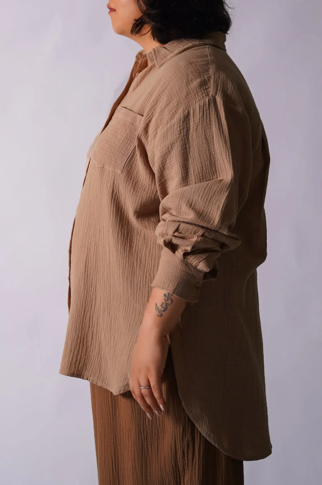 CURVE MUSLIN SHIRT - Image 6