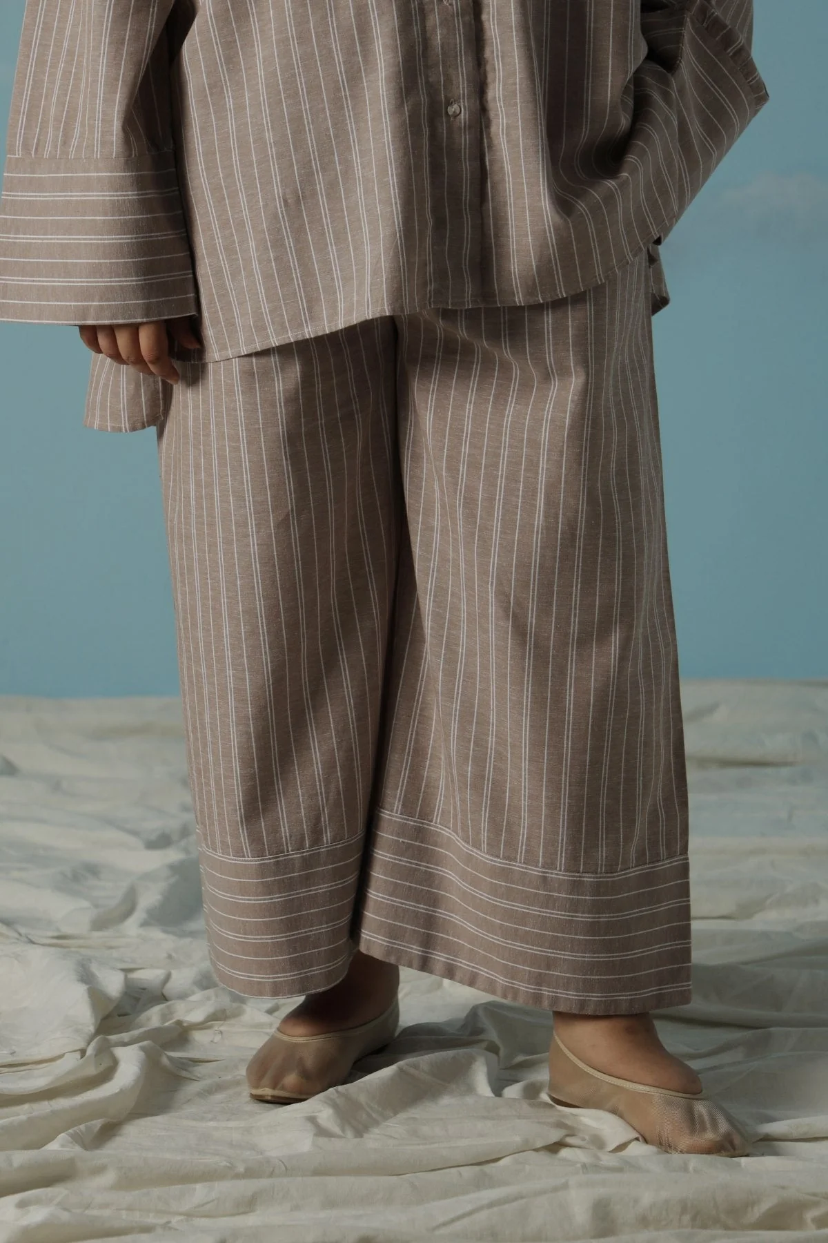 CURVE STRIPED CULOTTES - Image 2
