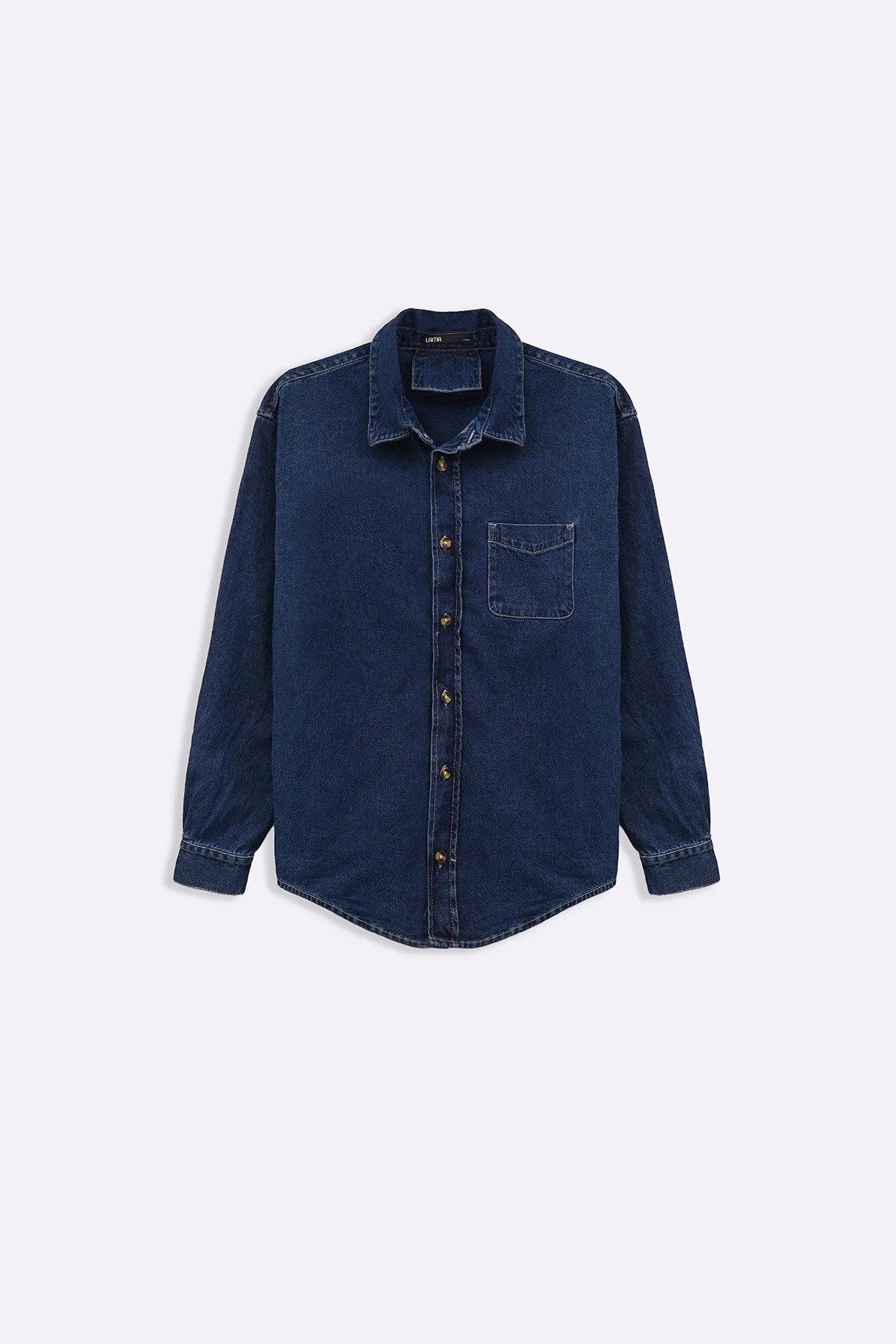 DARK WASH DENIM SHIRT - Image 3