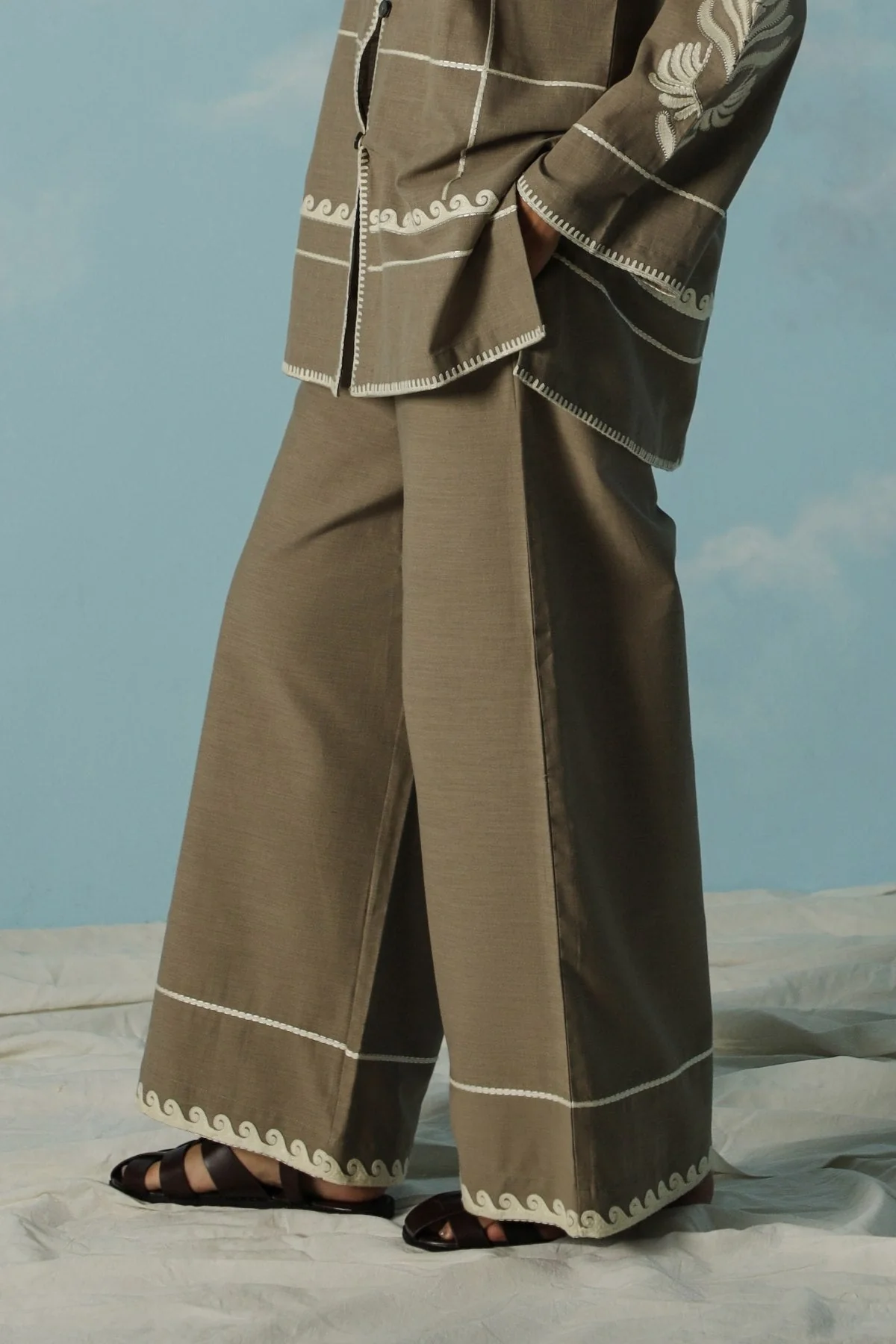 DESERT NOON EMBROIDERED PANTS - Image 6