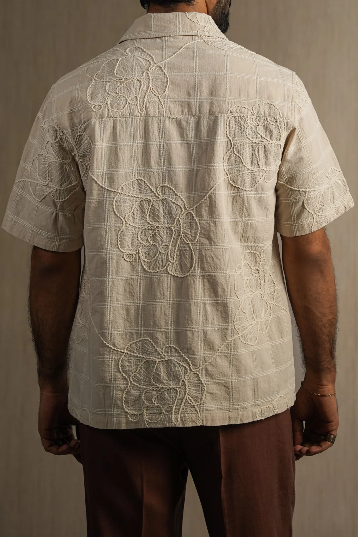 ECRU LINE COTTON SHIRT - Image 6