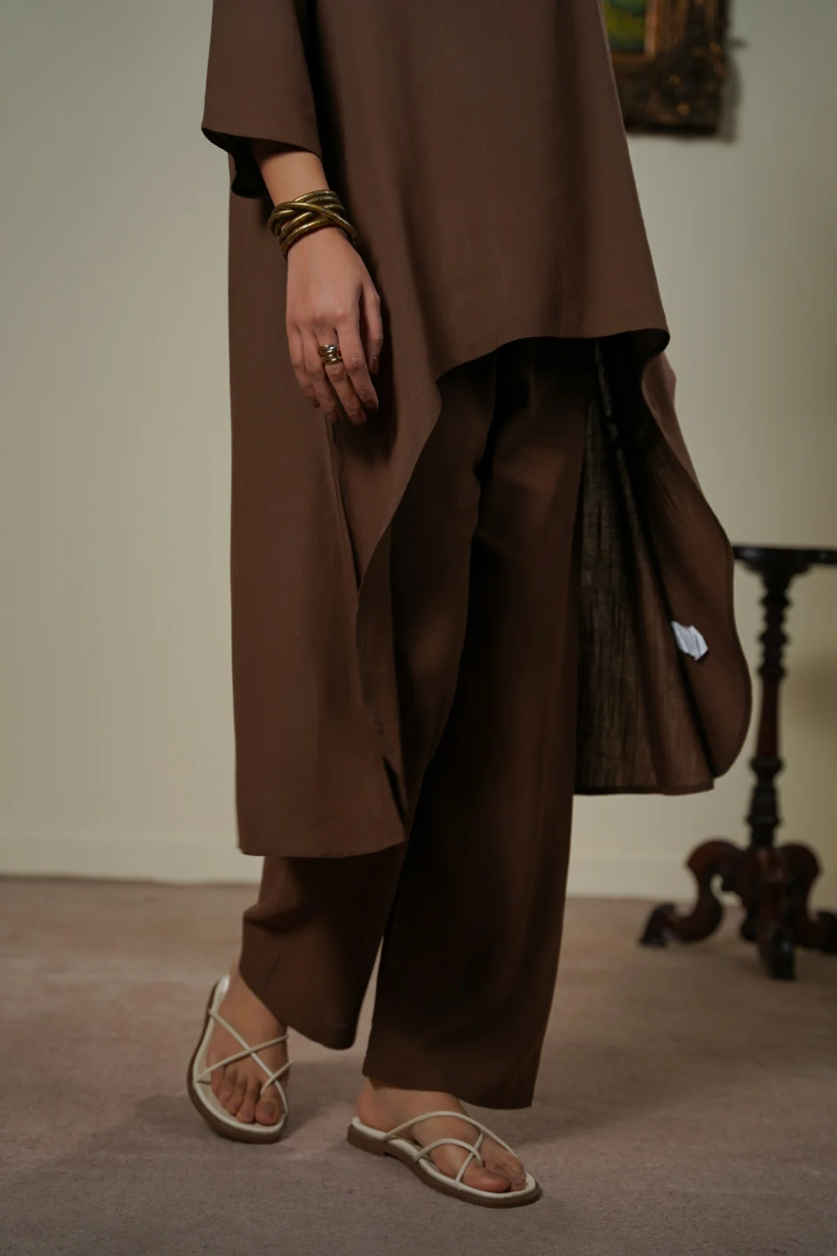 EVERYDAY LINEN BLEND PANTS - Image 5