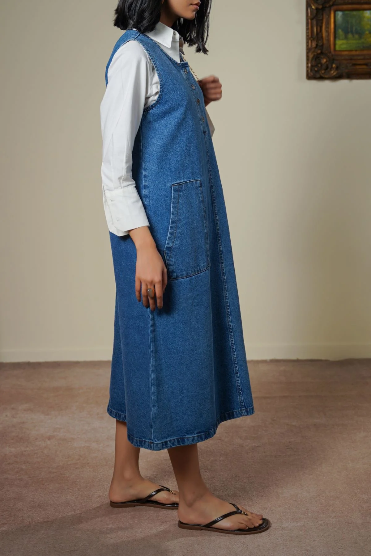 FARMHOUSE DENIM DRESS - Image 4
