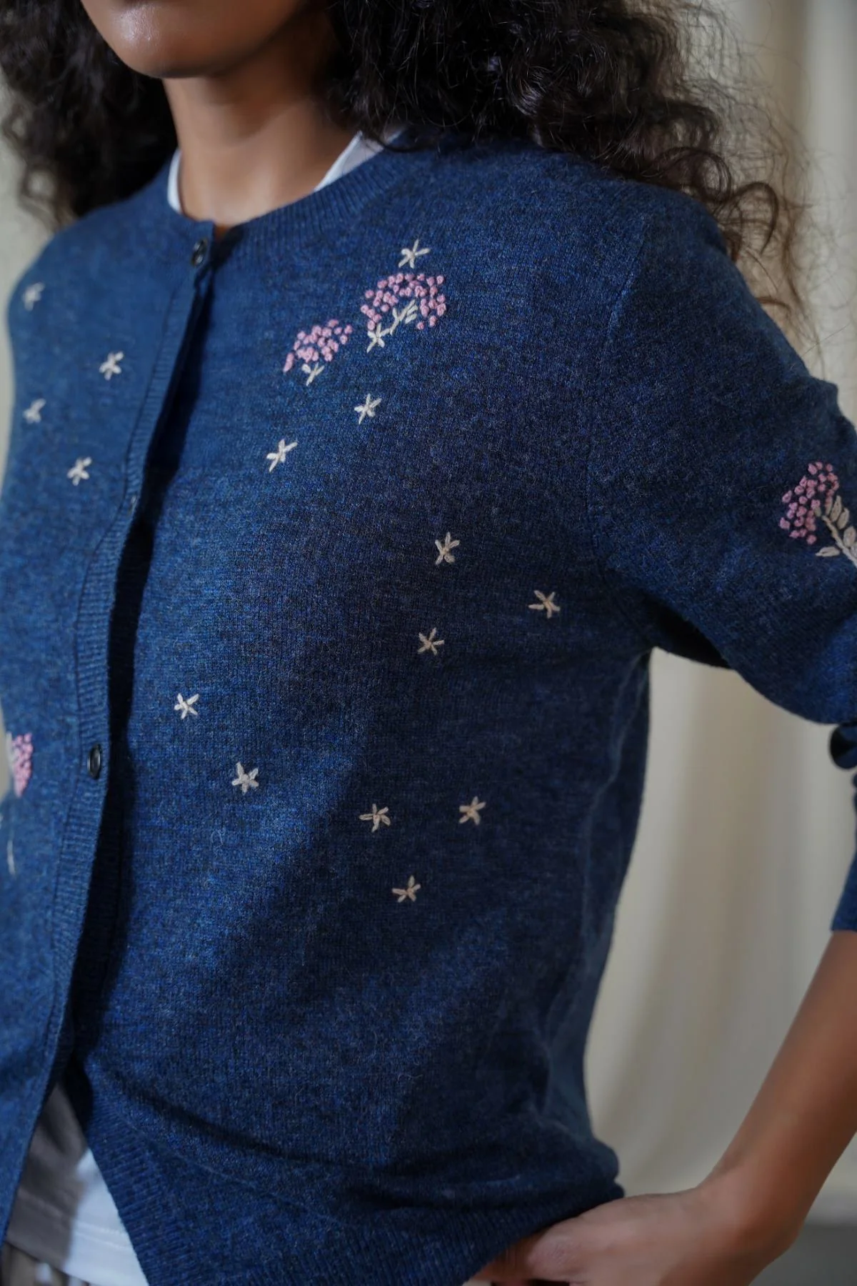 FEMME EMBROIDERED CARDIGAN - Image 6