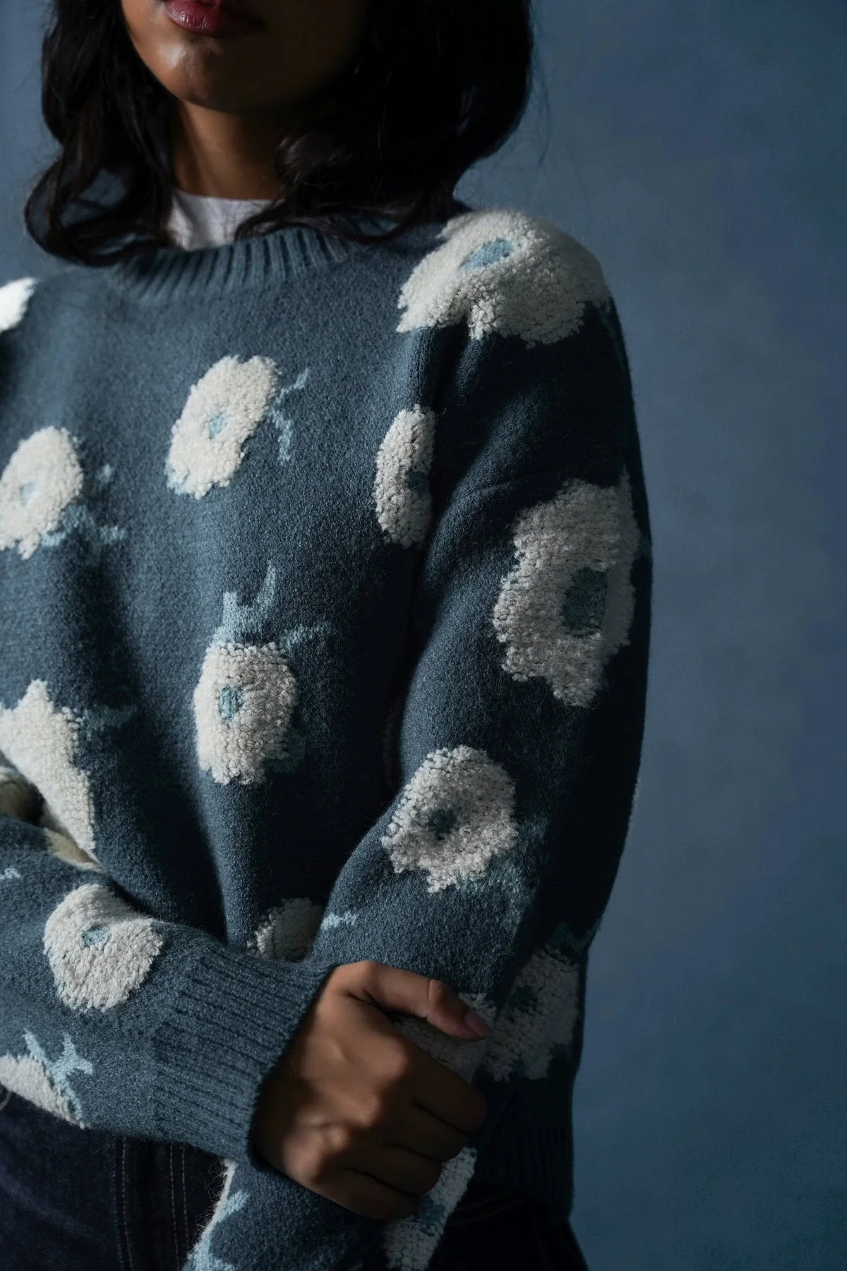 FLORAL EMBROIDERED JUMPER - Image 6