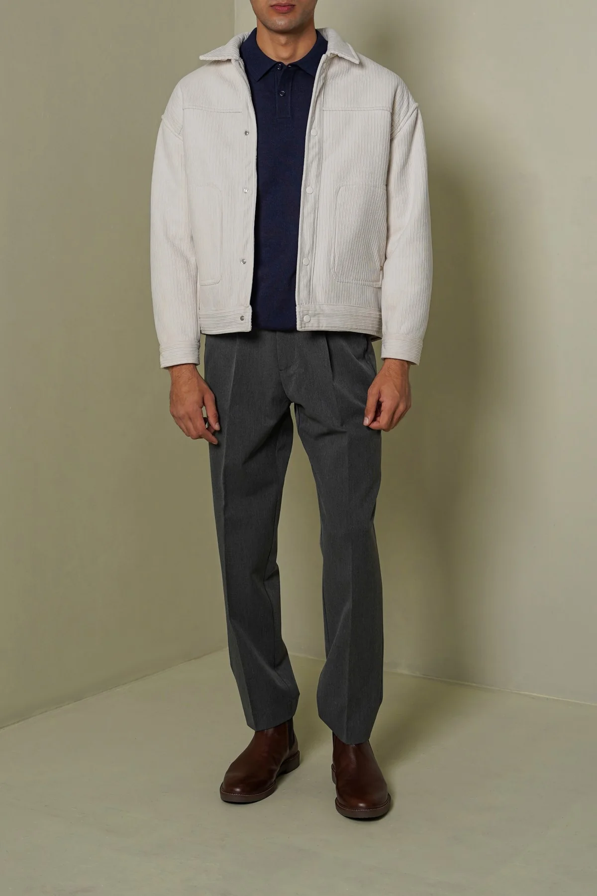 FUR-LINED CORDUROY JACKET - Image 4