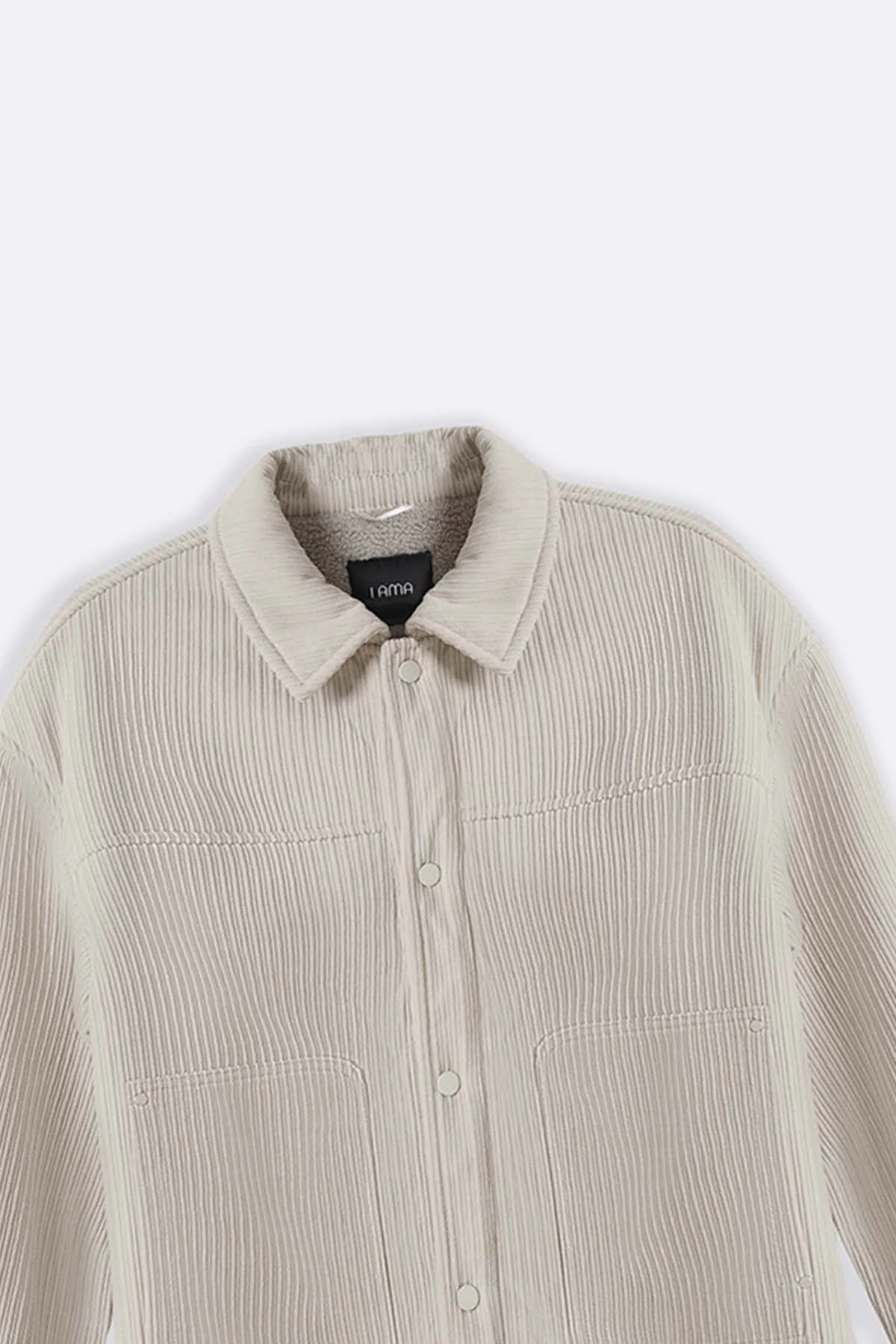 FUR-LINED CORDUROY JACKET - Image 7