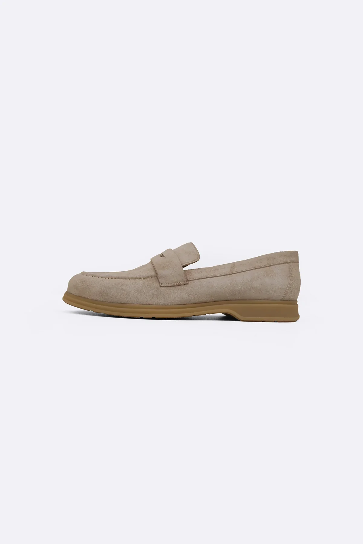GOAT SUEDE PENNY LOAFERS