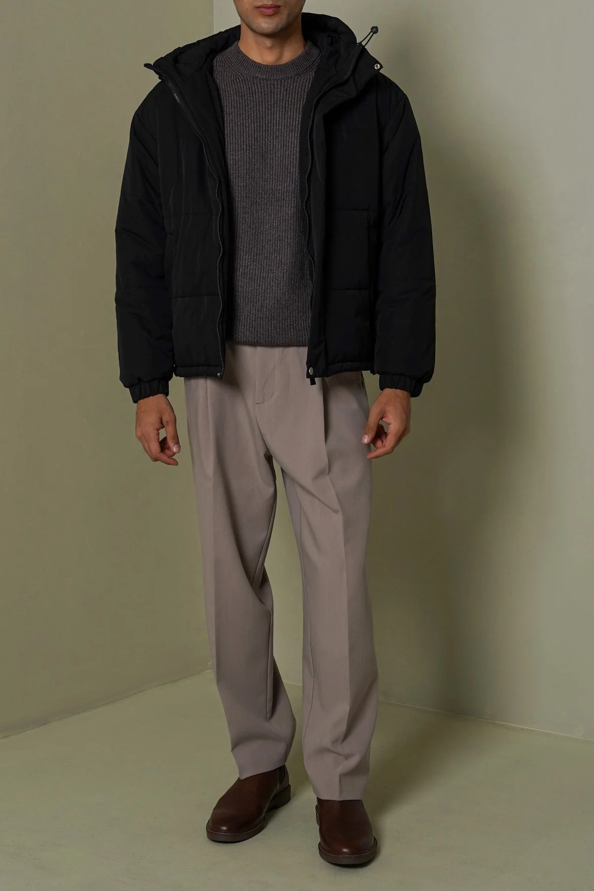 HOODED PUFFER JACKET - Image 4