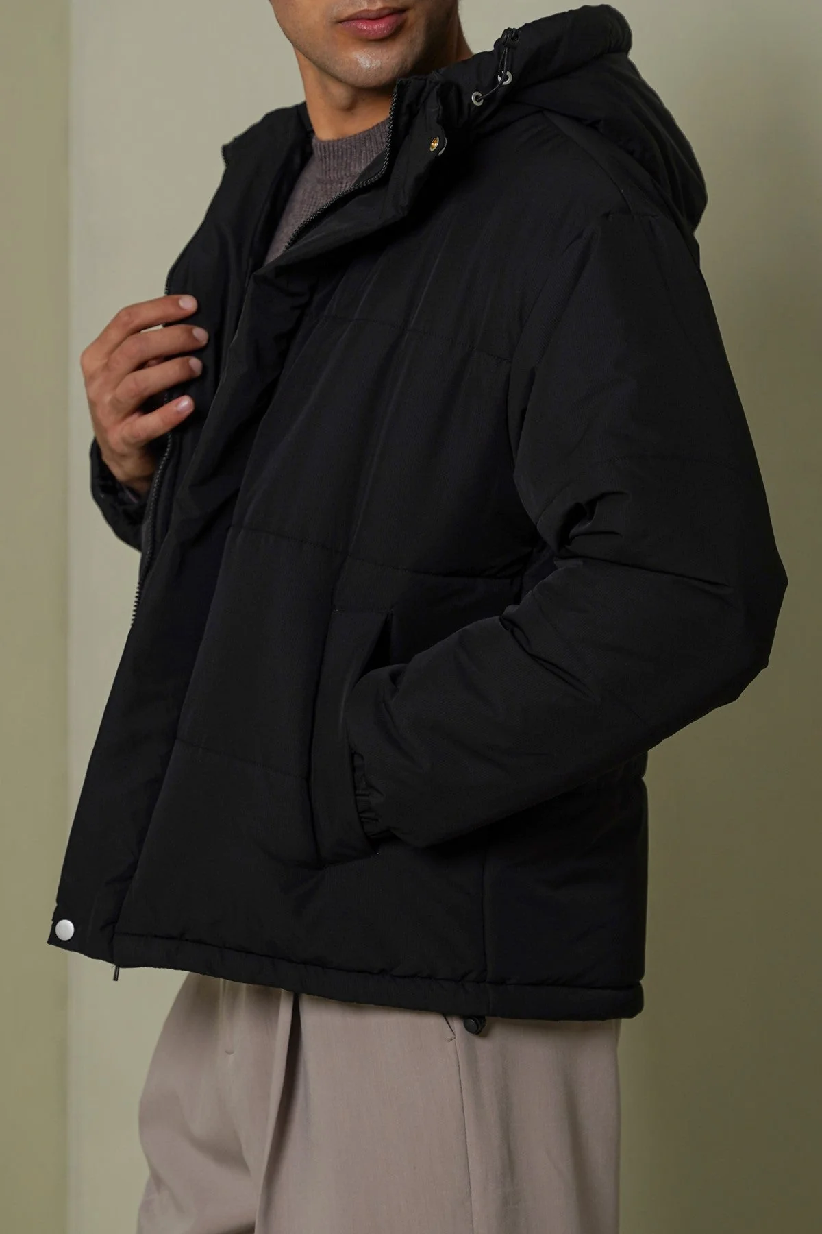 HOODED PUFFER JACKET - Image 6