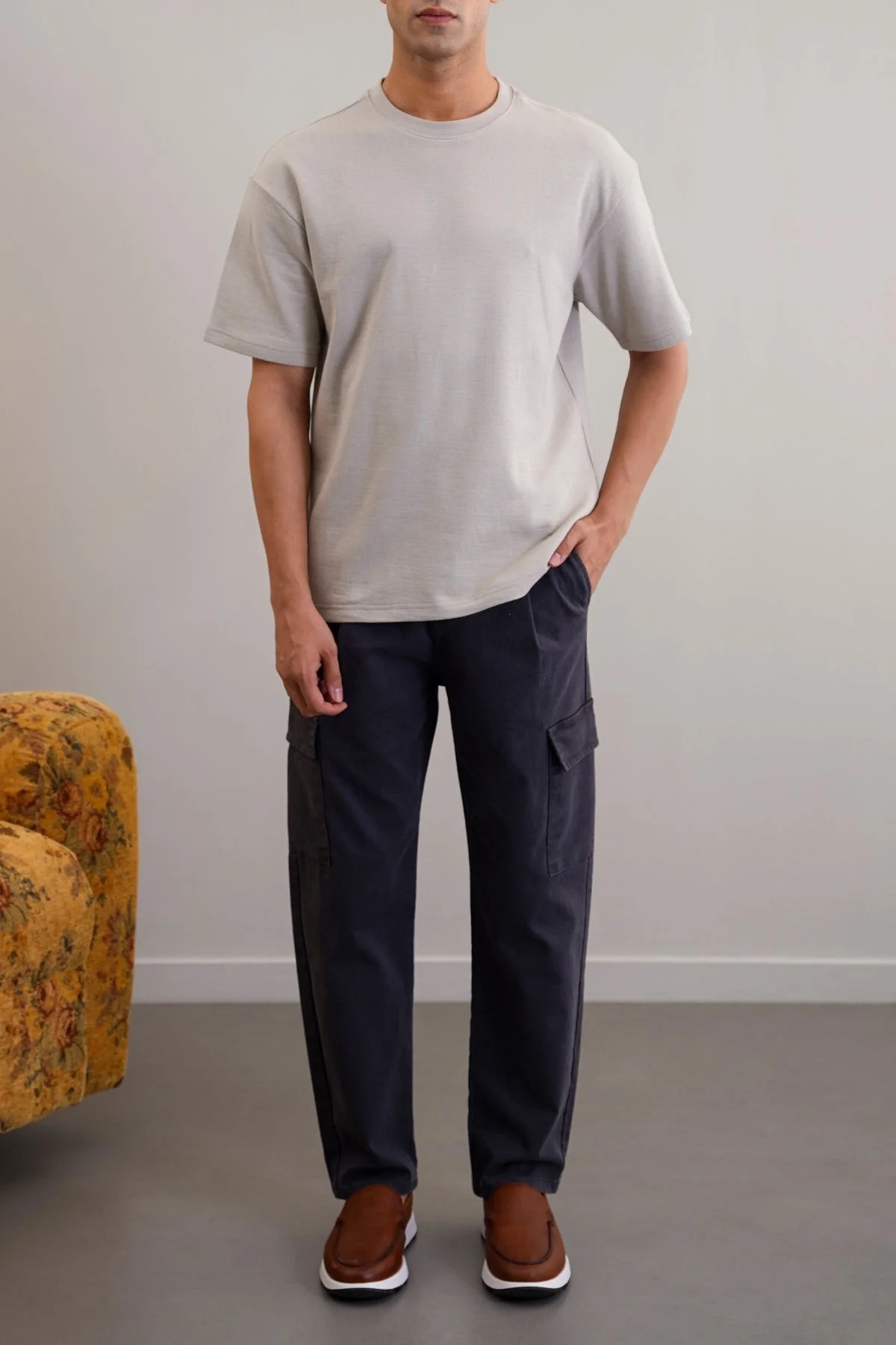 JACQUARD COTTON CLASSIC TEE - Image 4