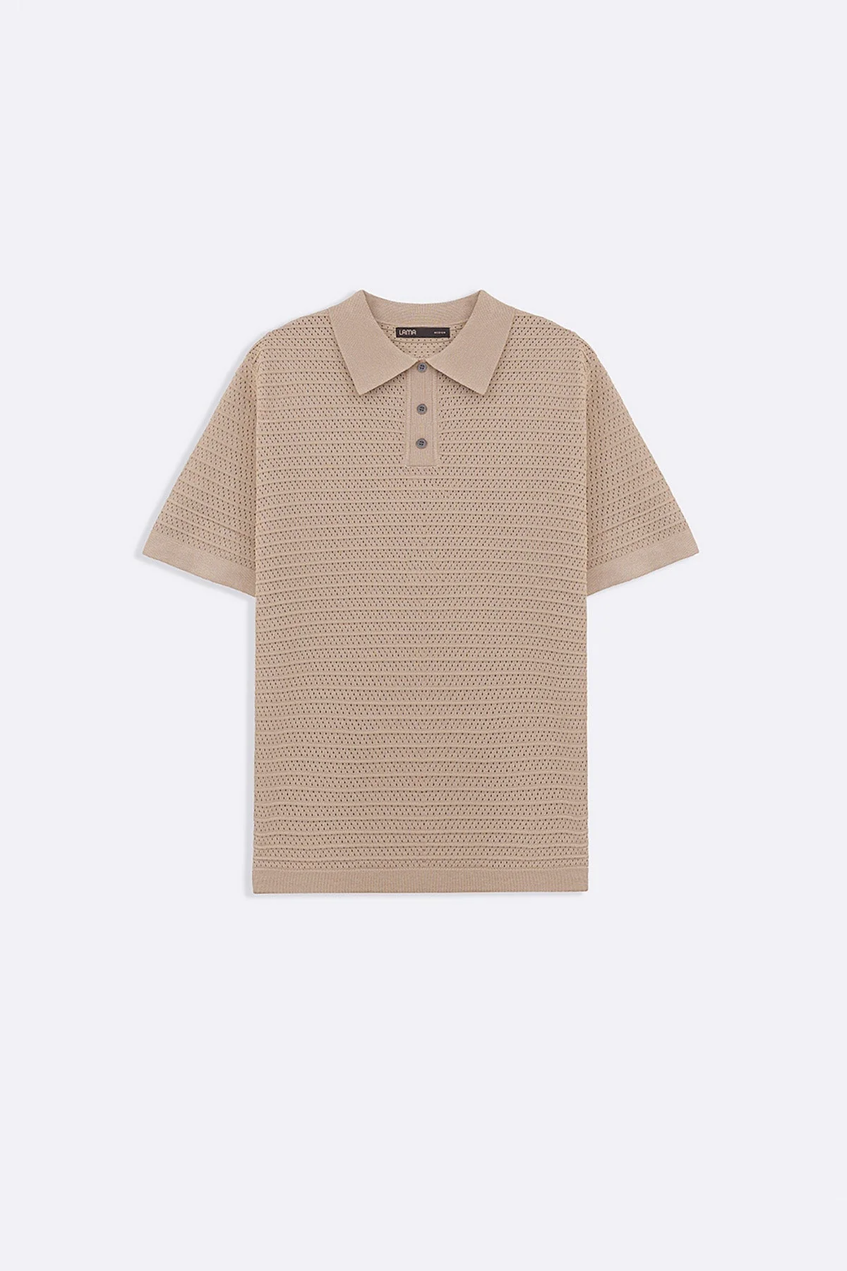 KNITTED MESH POLO - Image 2