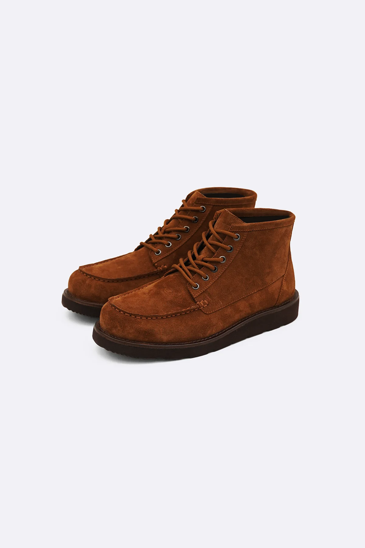 SUEDE HIGH-ANKLE BOOT - Image 7