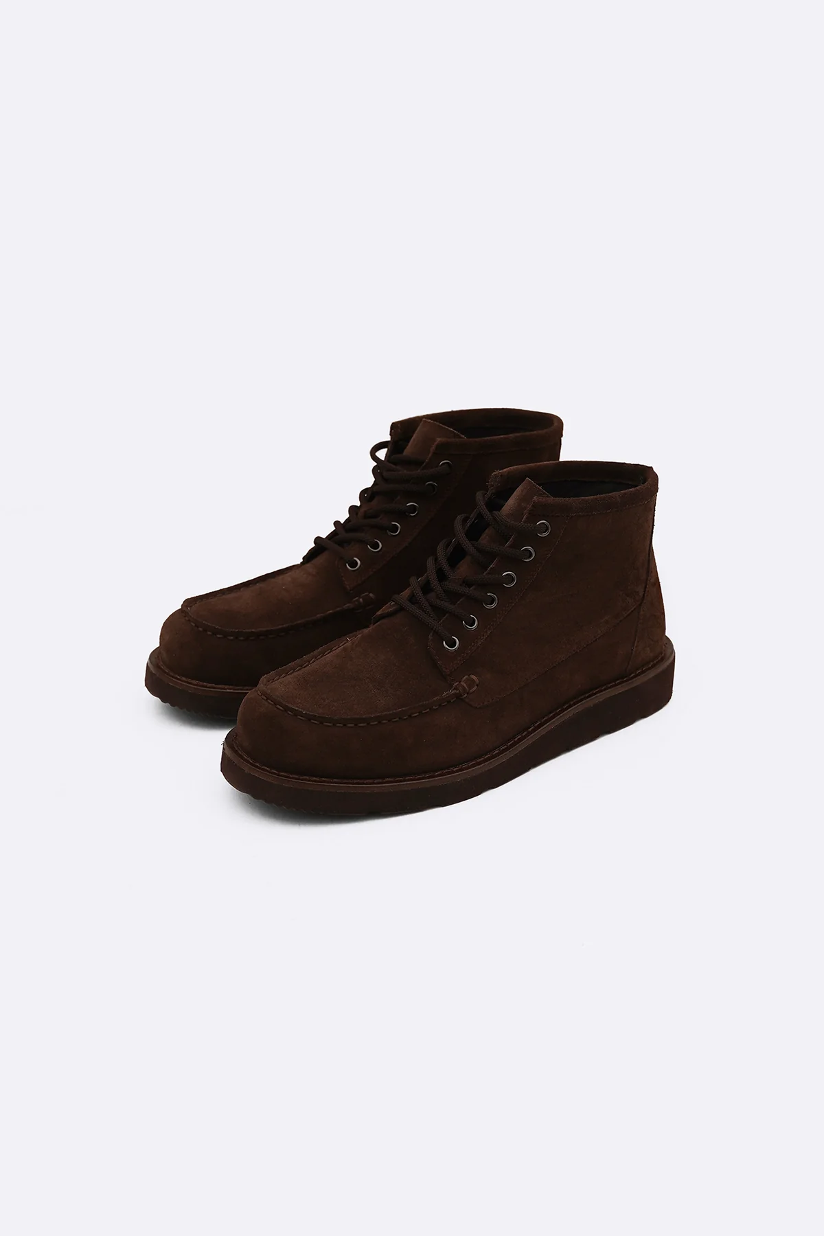 SUEDE HIGH-ANKLE BOOT - Image 7