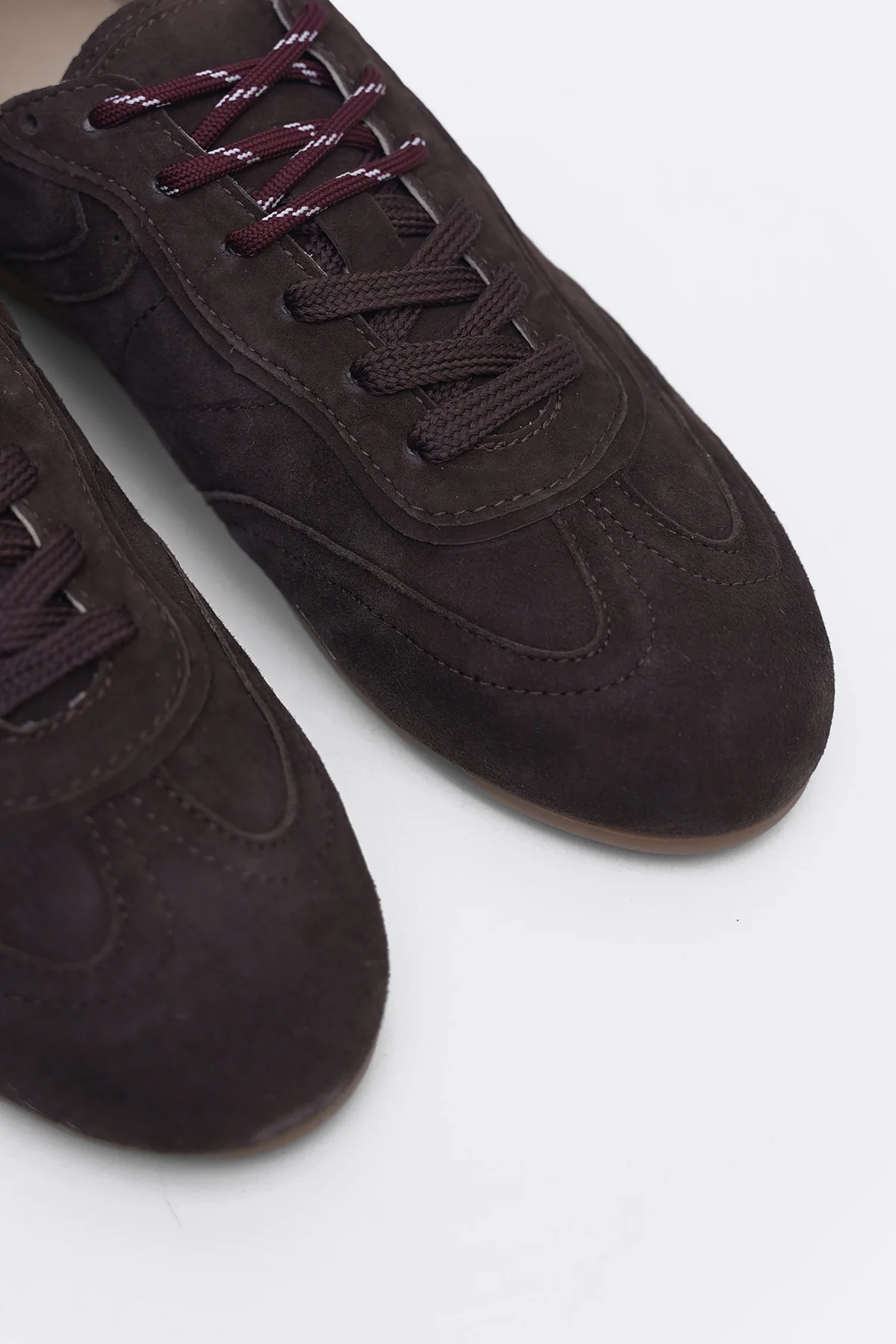 LEATHER 2-LACE SNEAKERS - Image 3