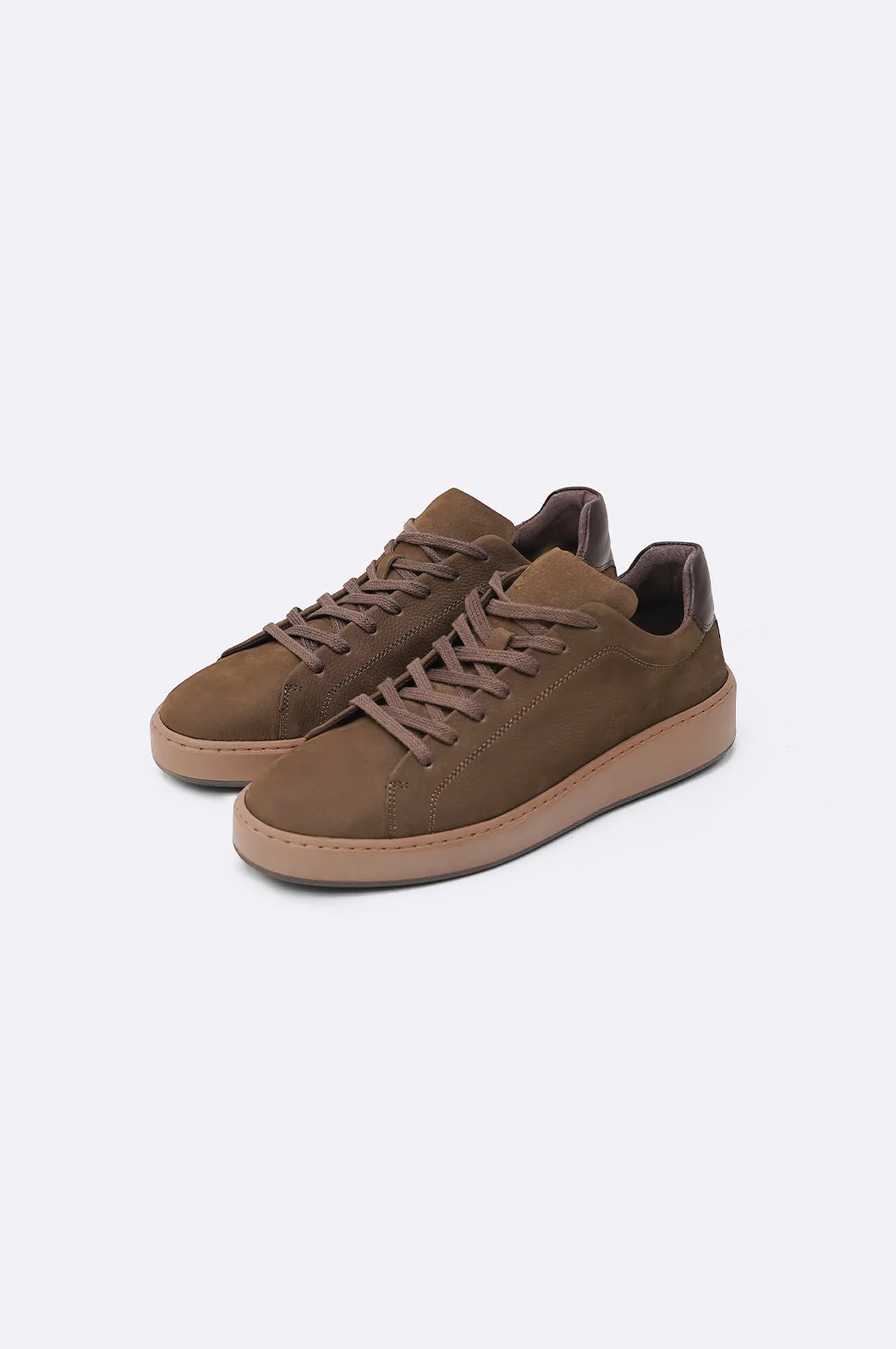 LEATHER LACE-UP SNEAKERS - Image 5