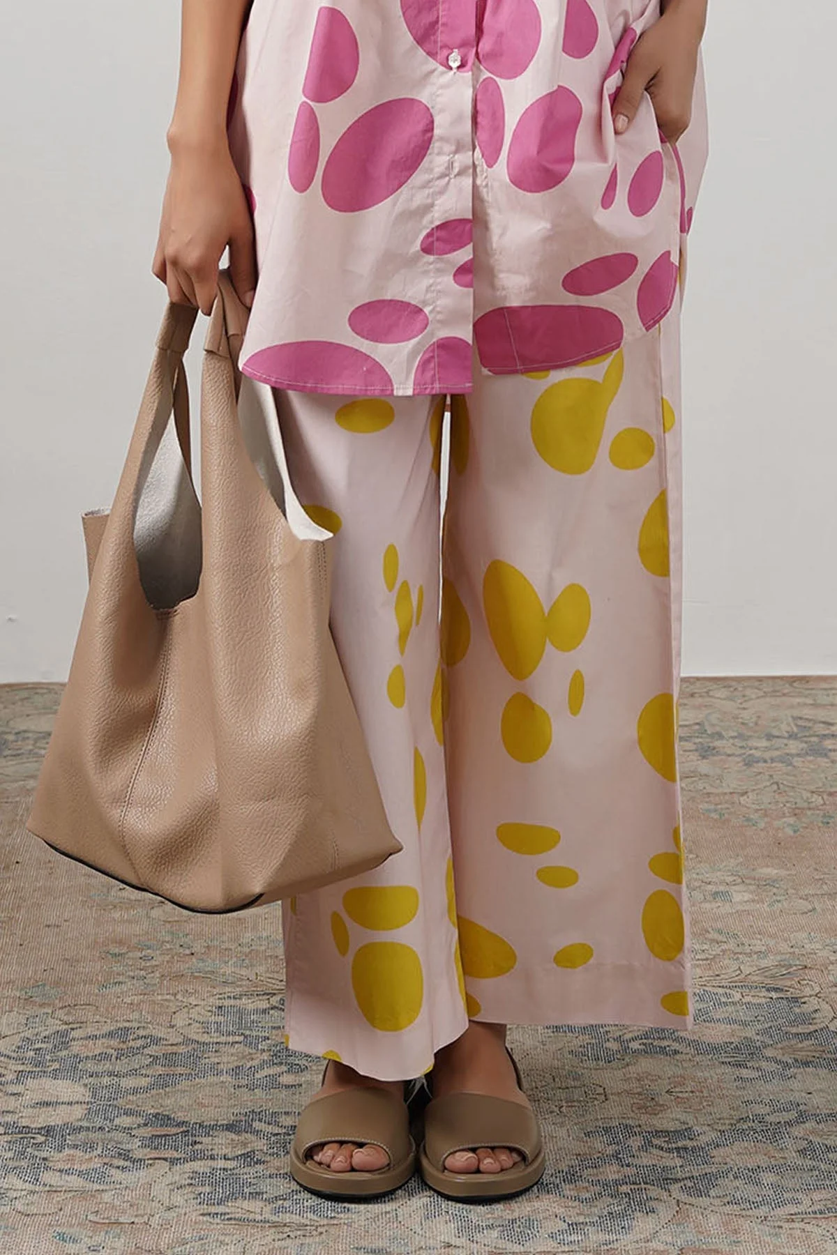 LEMON POPLIN PANTS - Image 3