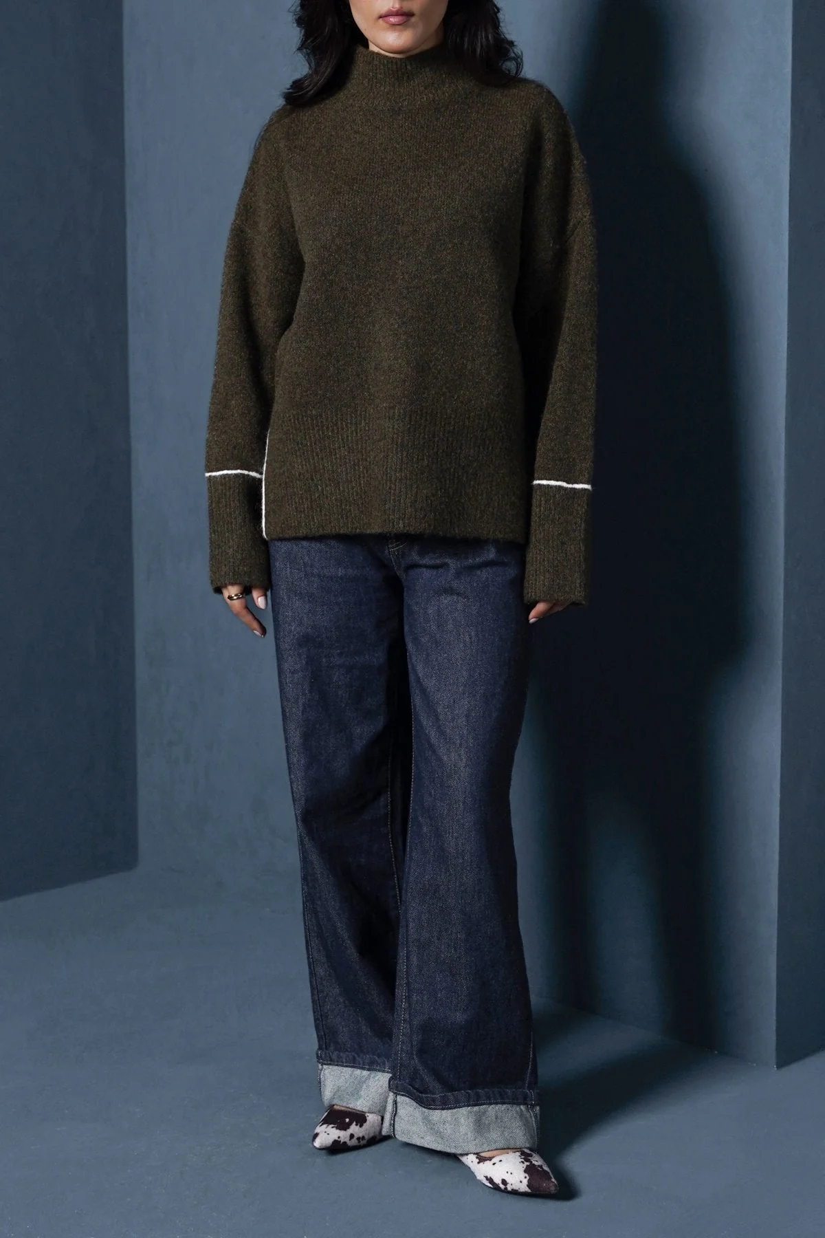 LINEA MOCKNECK SWEATER - Image 5