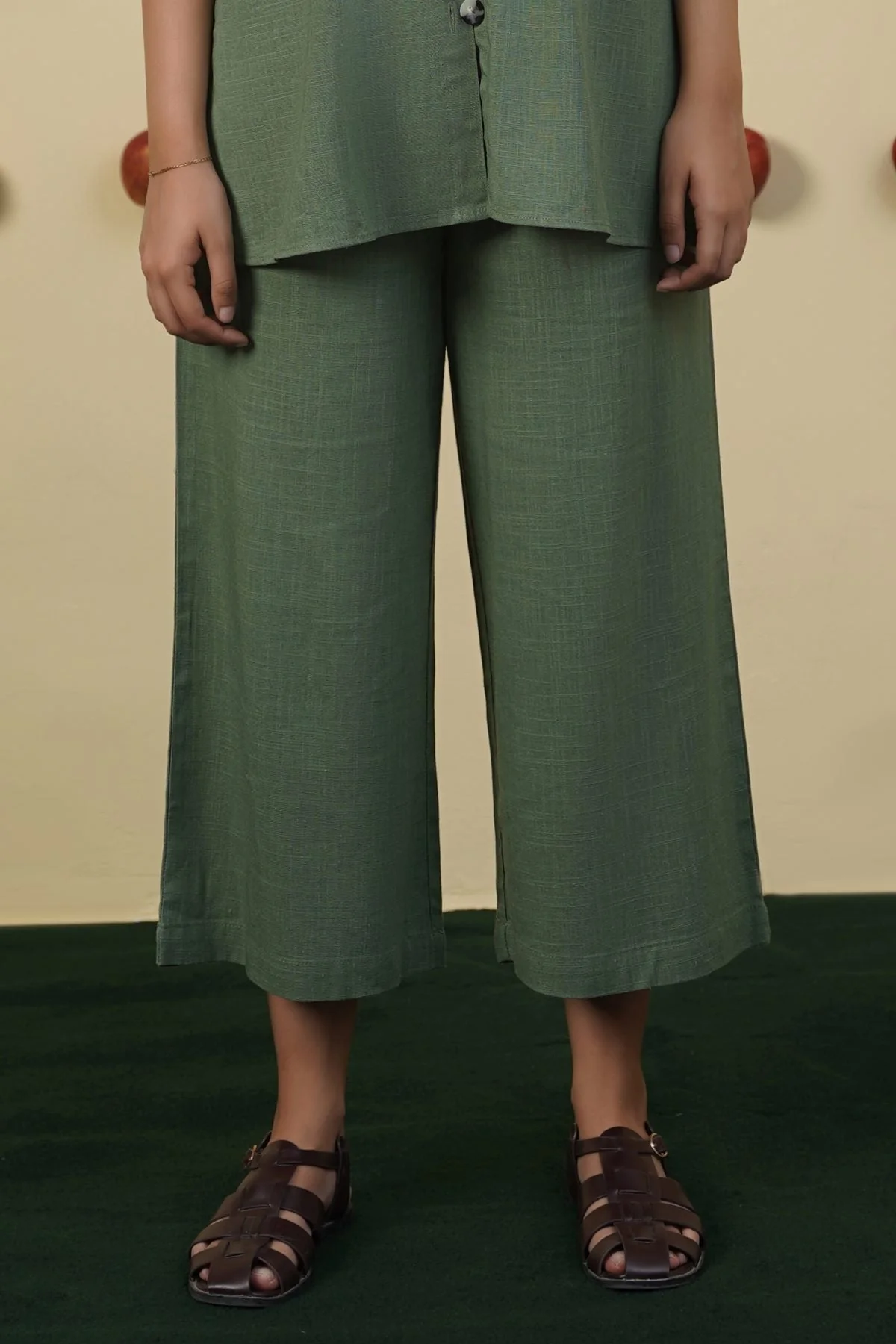 LINEN BLEND CULOTTES - Image 2
