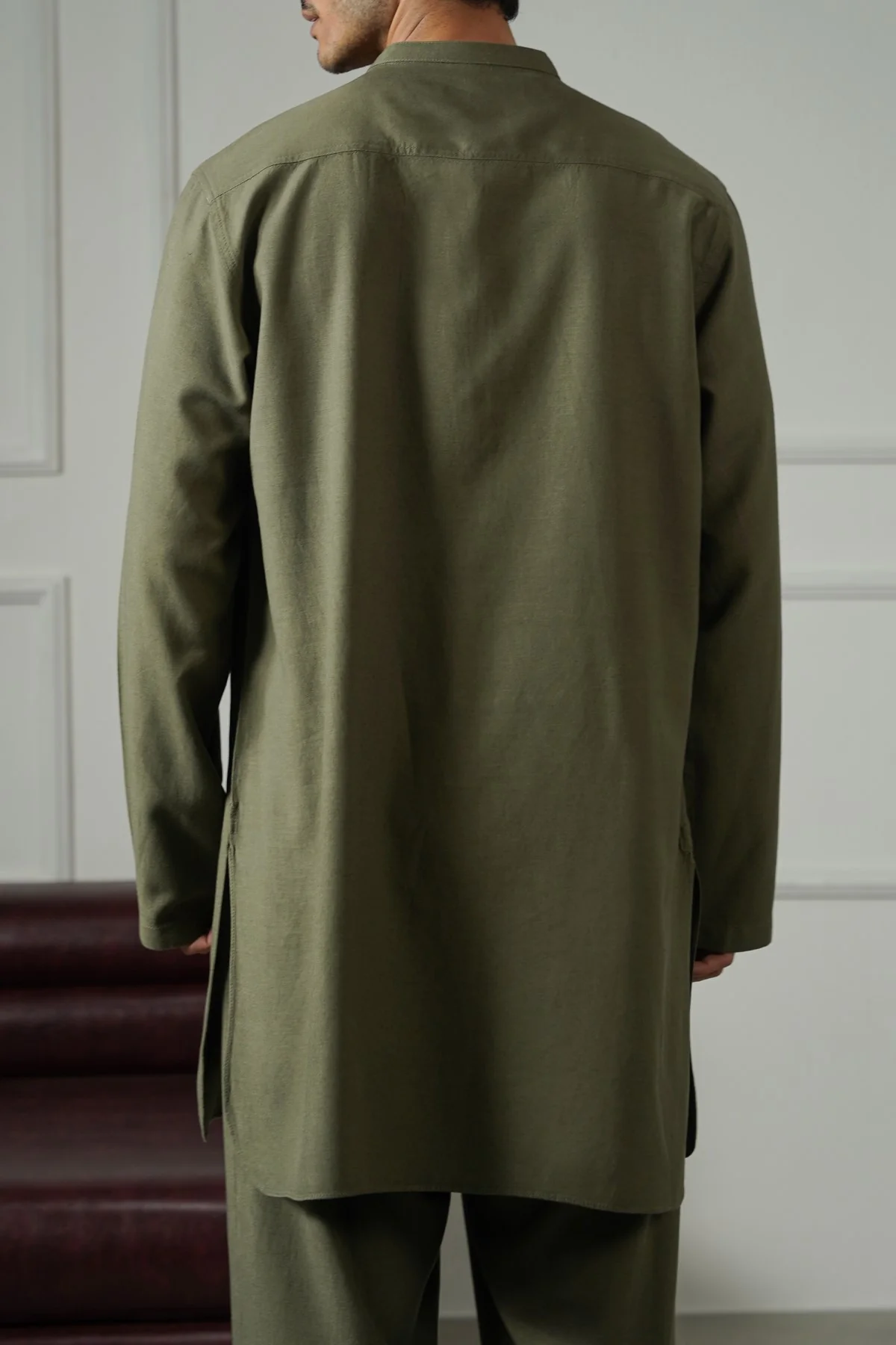 LINEN BLEND LONG SHIRT - Image 6