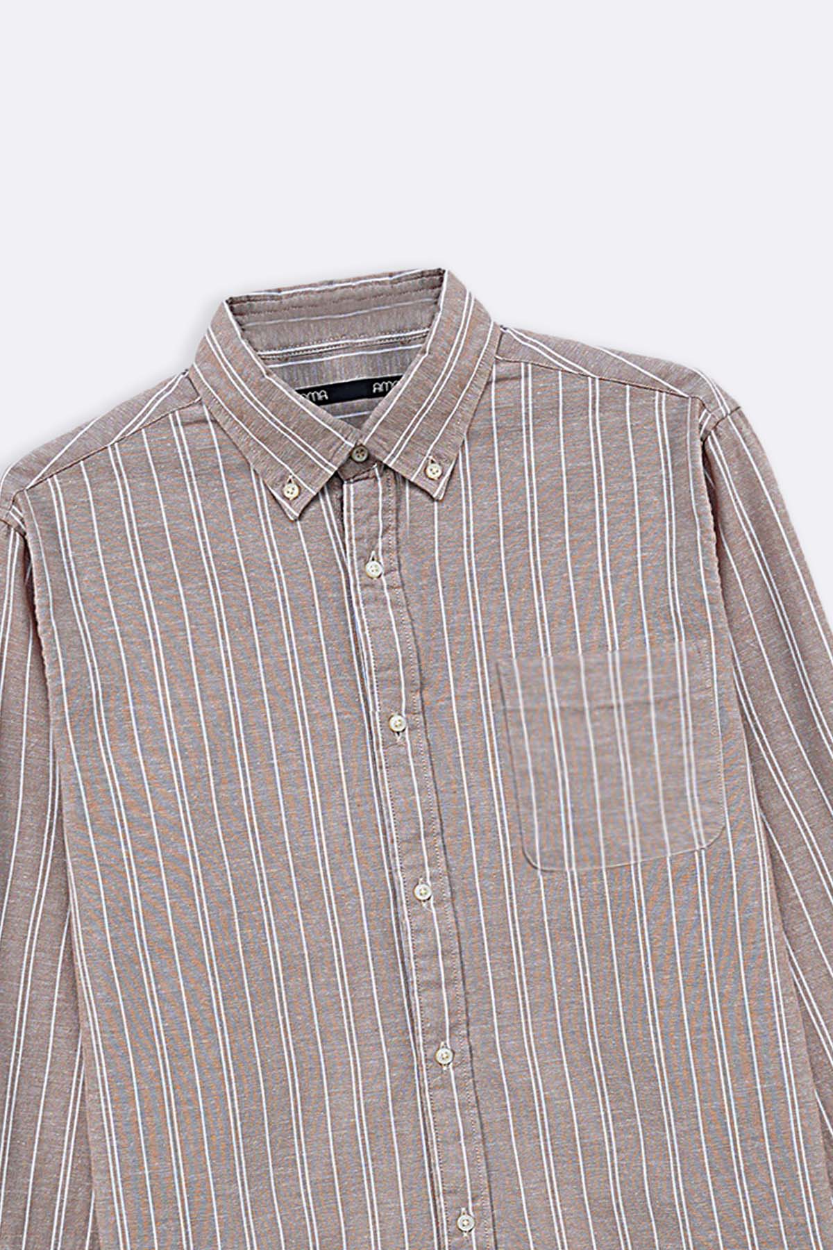 LINEN-BLEND STRIPED SHIRT - Image 2