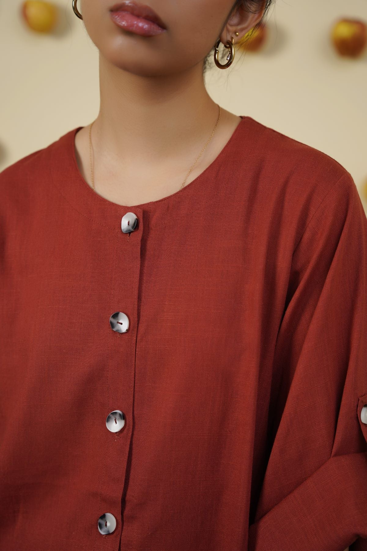 LINEN BLOUSE - Image 3