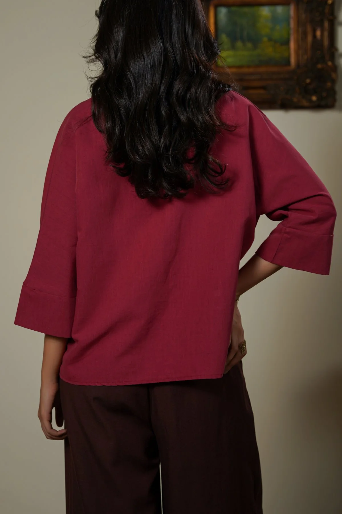 LINEN SORBET BLOUSE - Image 6